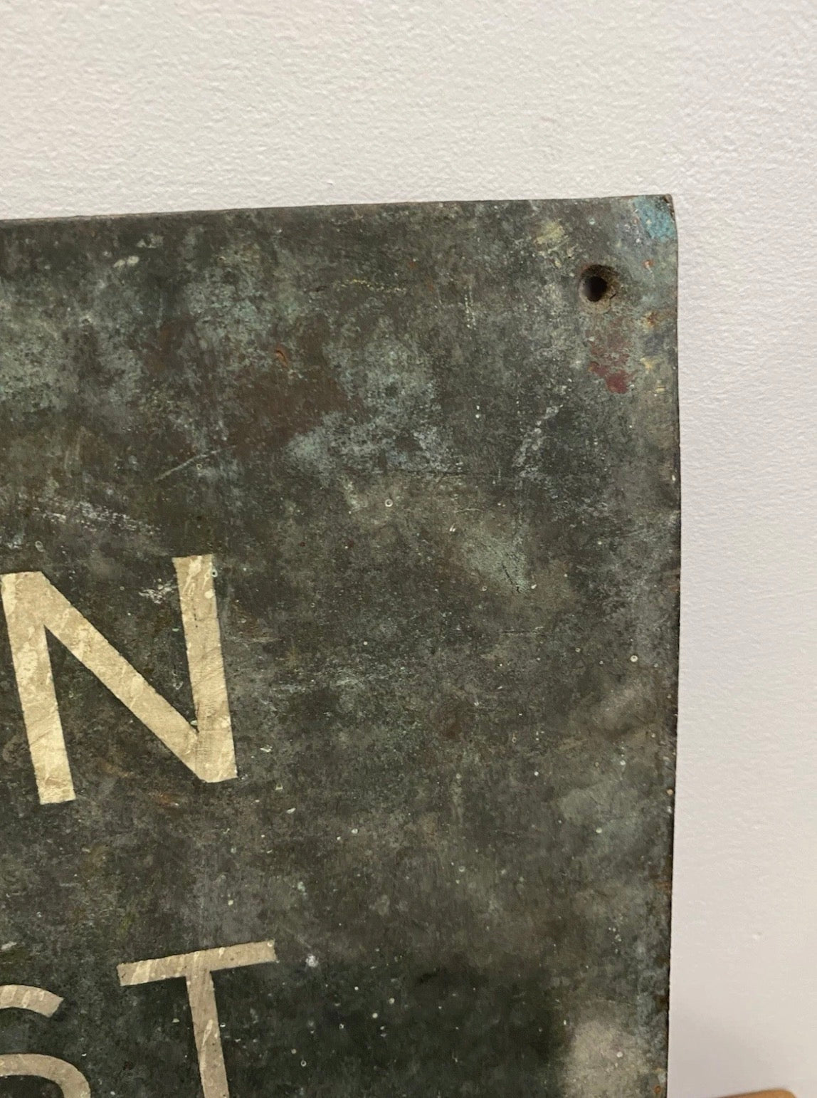 Vintage Lincoln Unionist Association Bronze Sign , As Found Condition