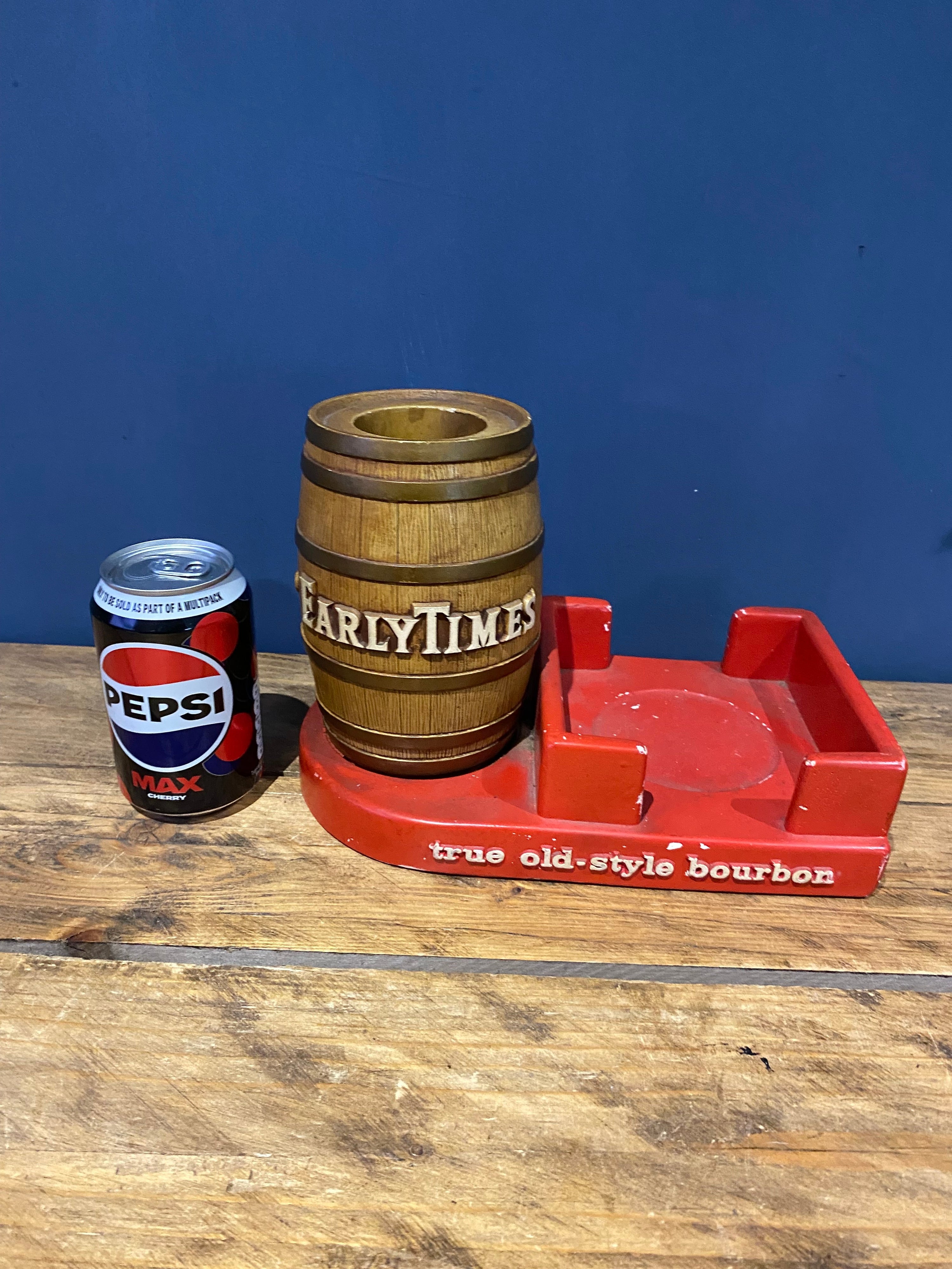 Vintage Early Times Advertising Item , Bottle Or Condiment/ Napkin Holder