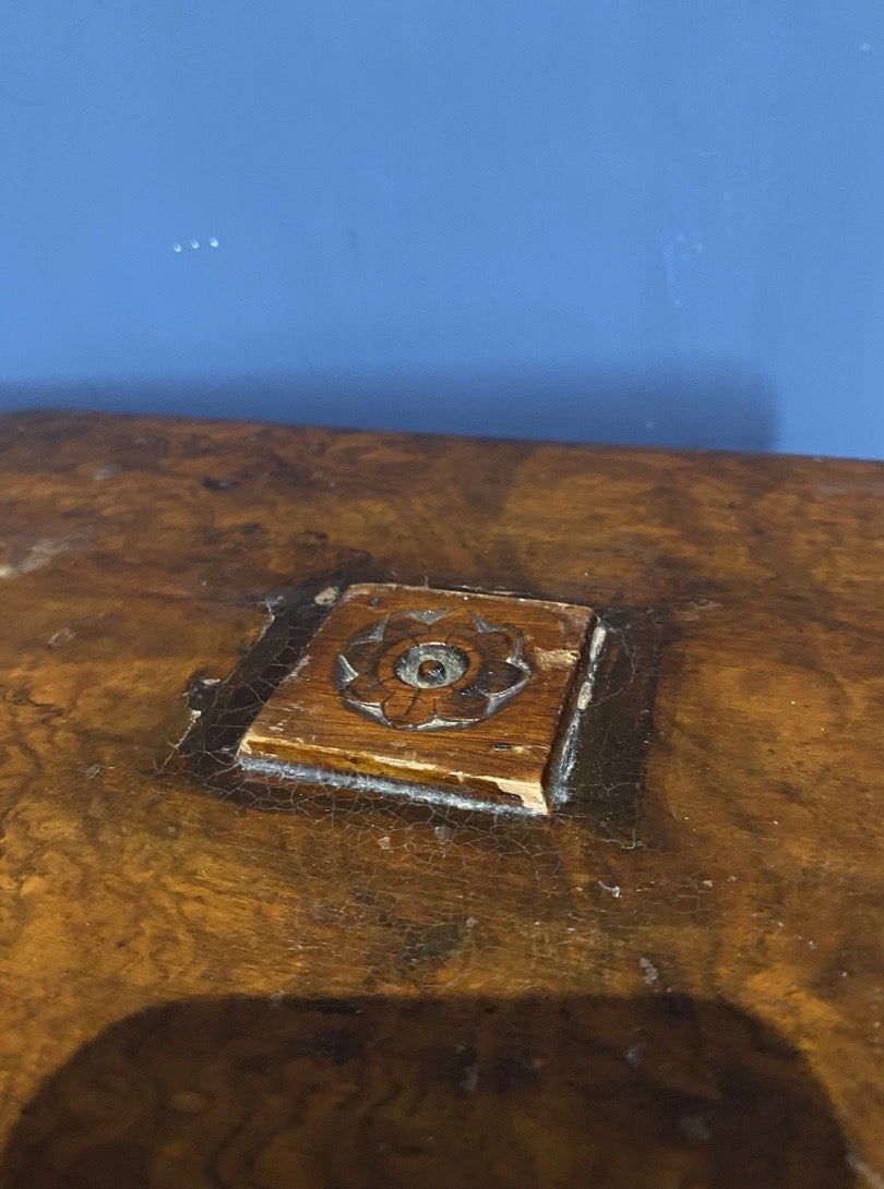 Antique Box / Writing Slope In Need Of Tlc , Secret Compartment.