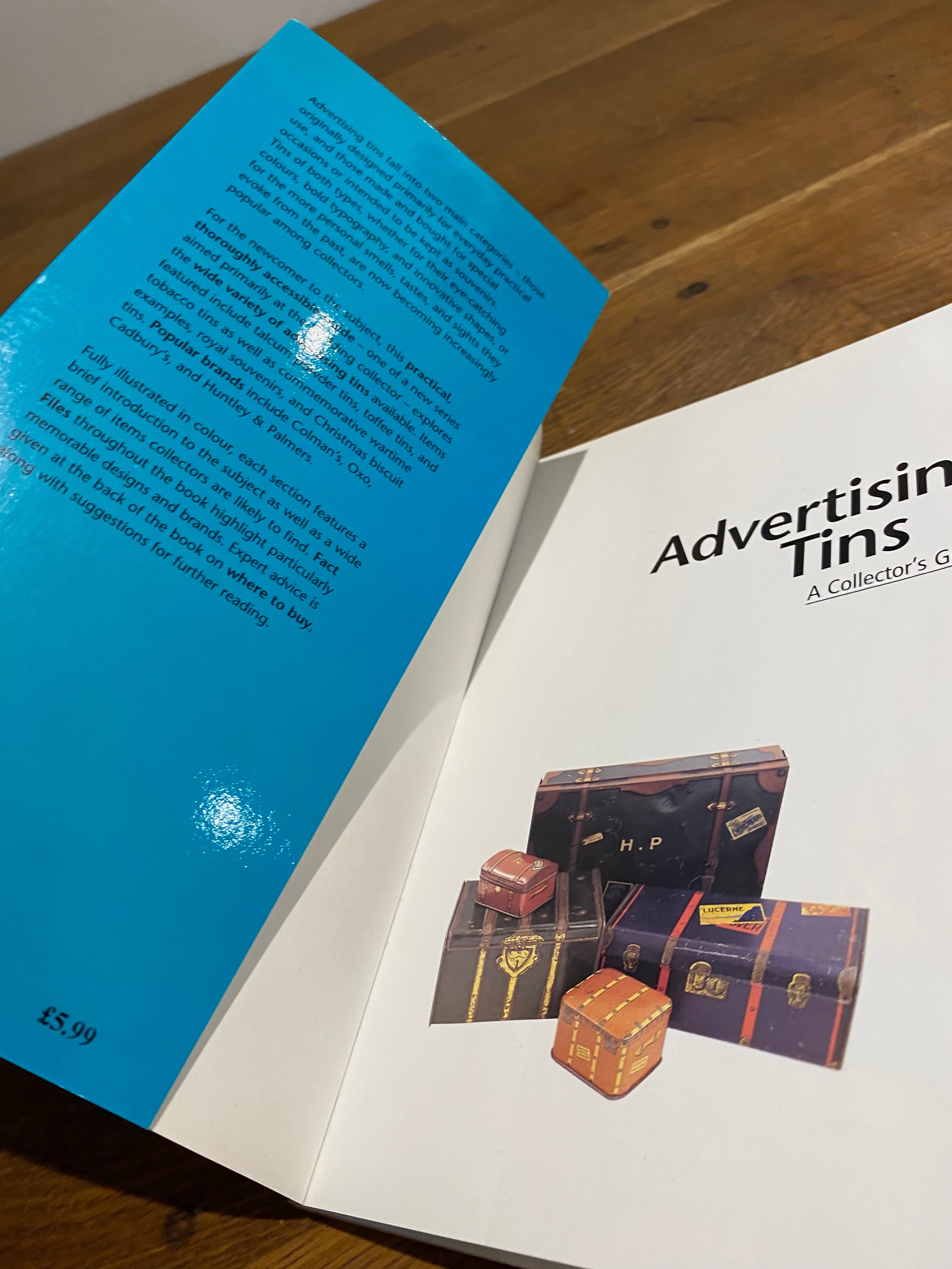 Miller’s - Advertising Tins , A collector’s guide, Robert Opie, paperback book.1999