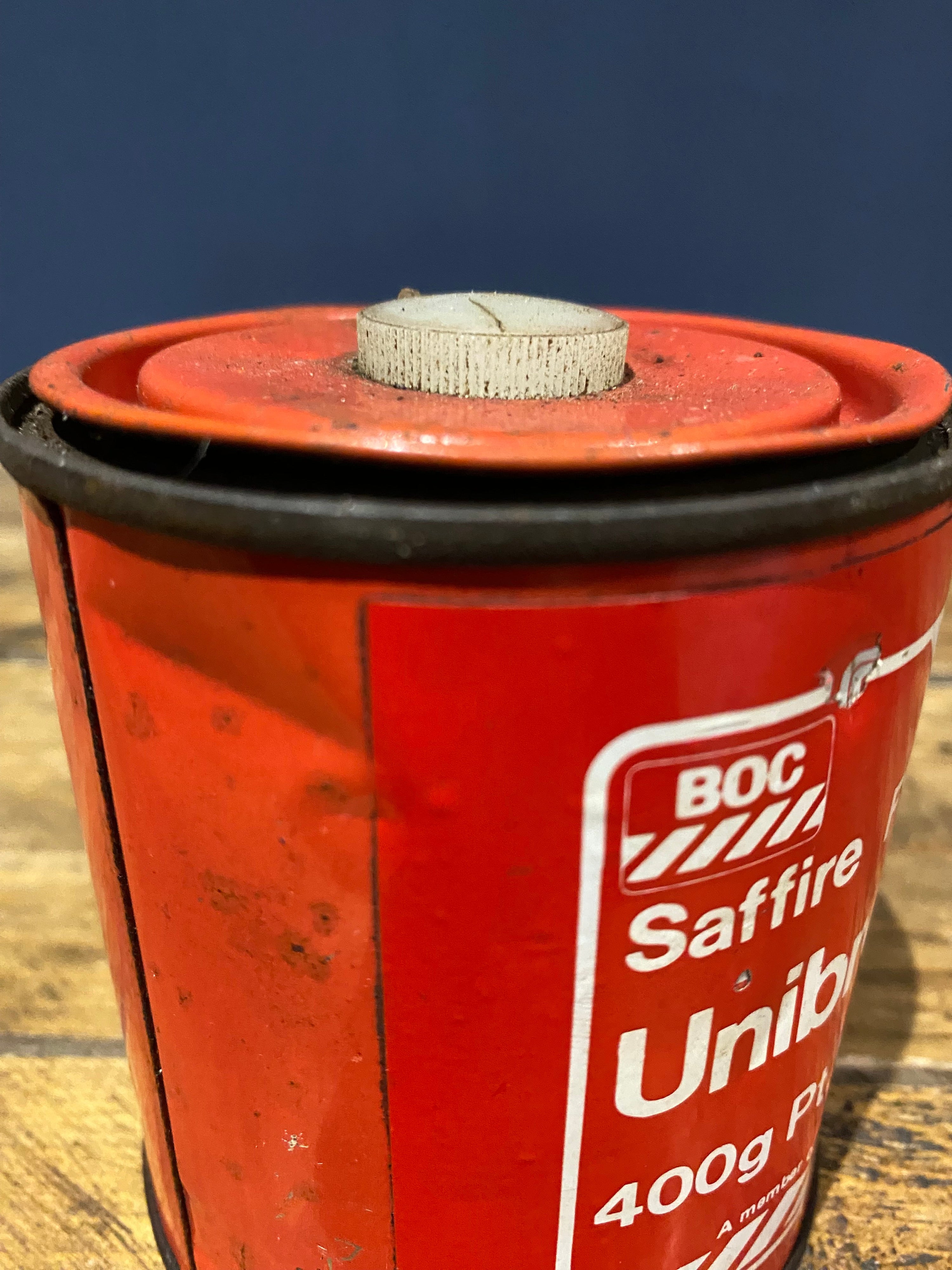 Vintage BOC Unibronze Flux Tin