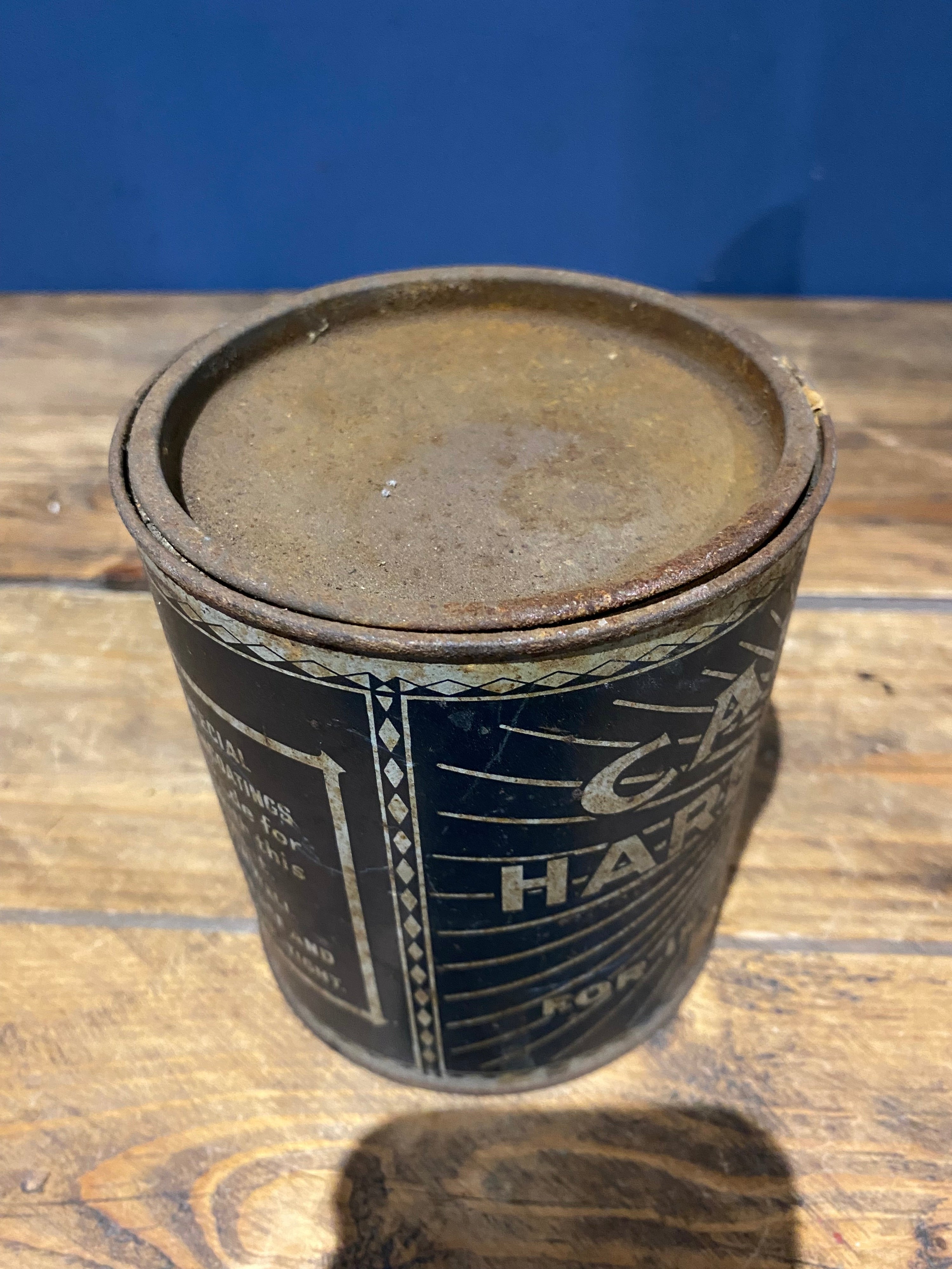 Antique / Vintage. Rare Carson’s Paint Tin , Full , As Found Condition
