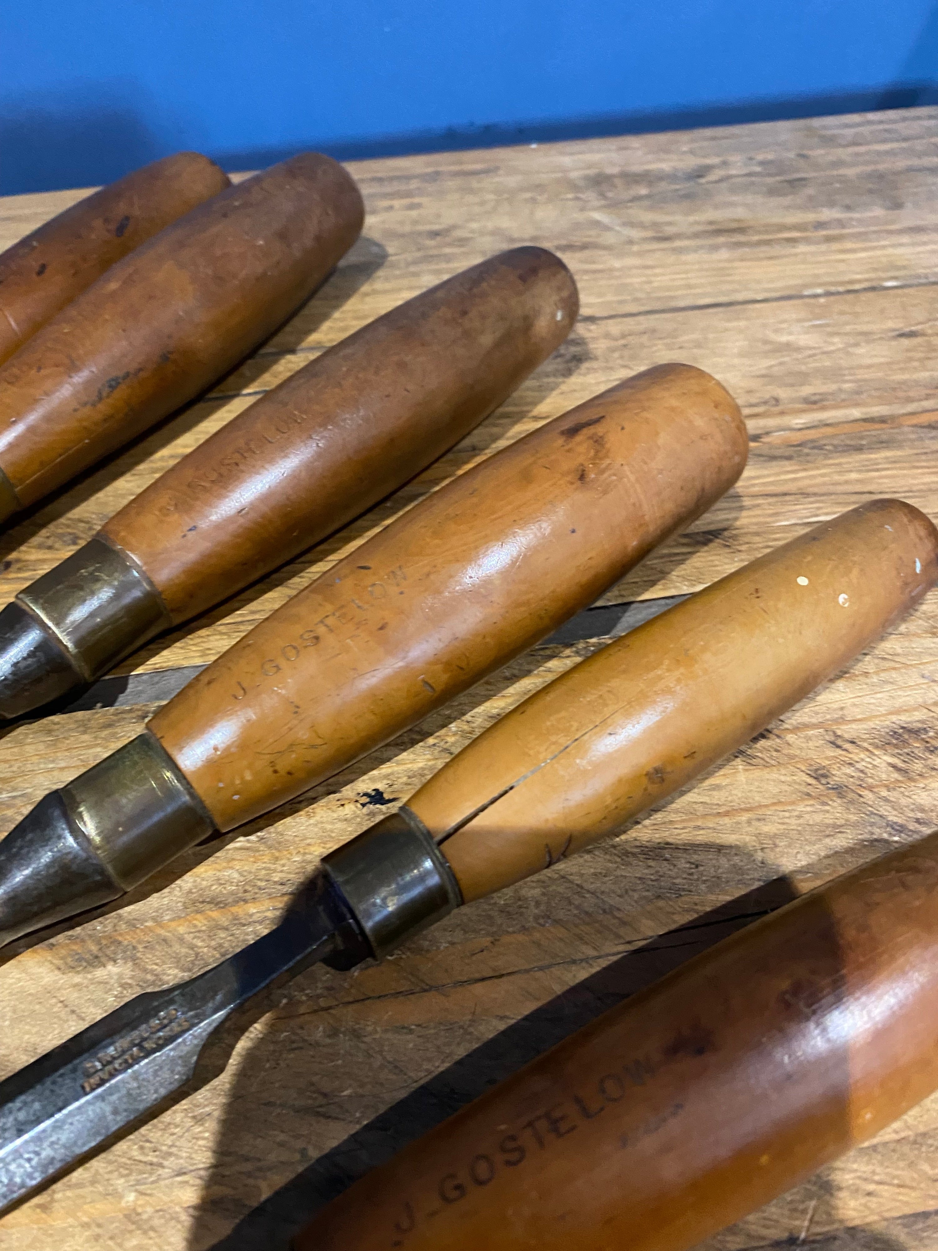 Vintage Nurse & Co ‘Invicta’ Chisels X 6, Nice Collection