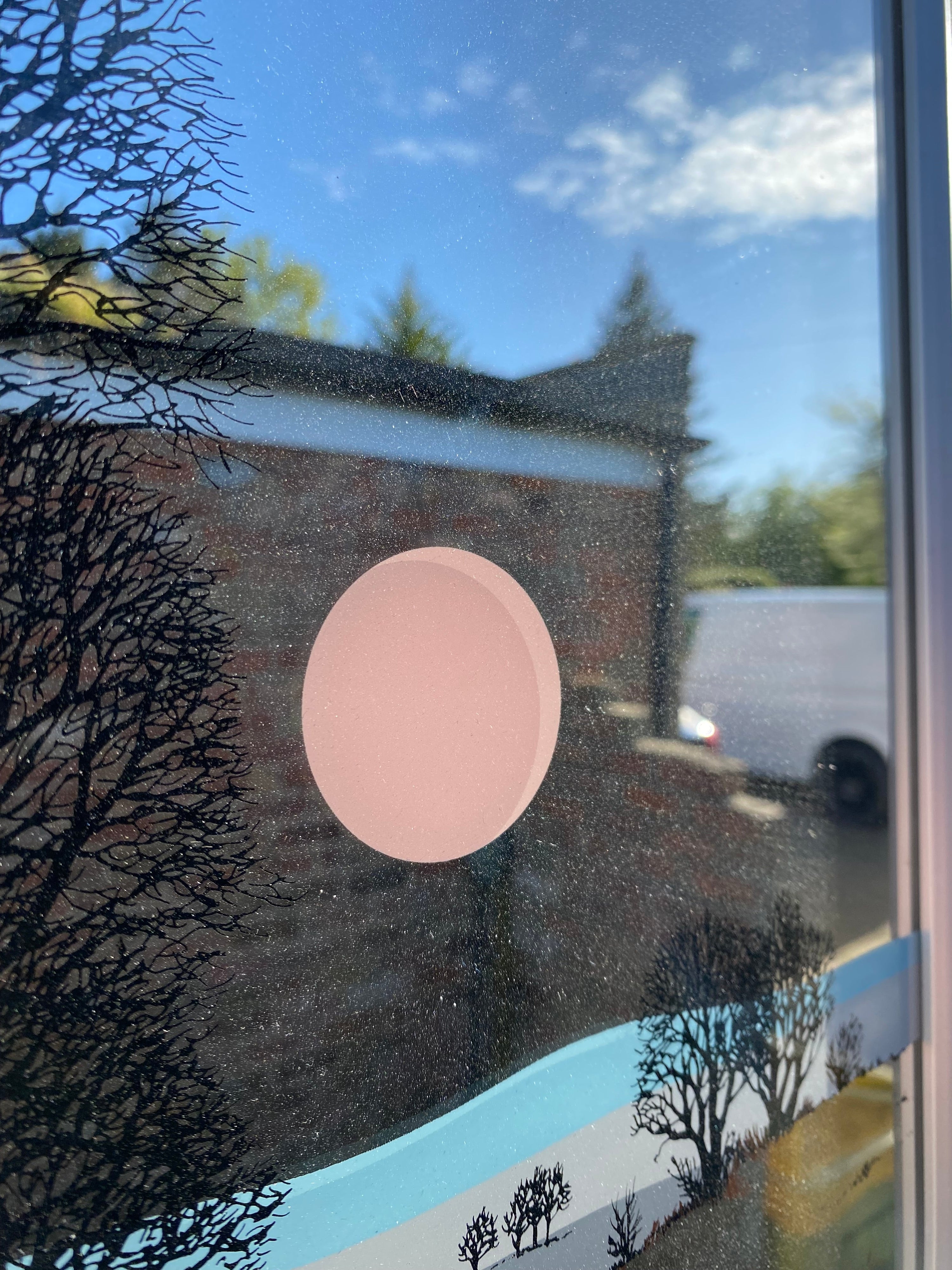 Vintage Saggers & Co Ltd Mirror , Country Scene