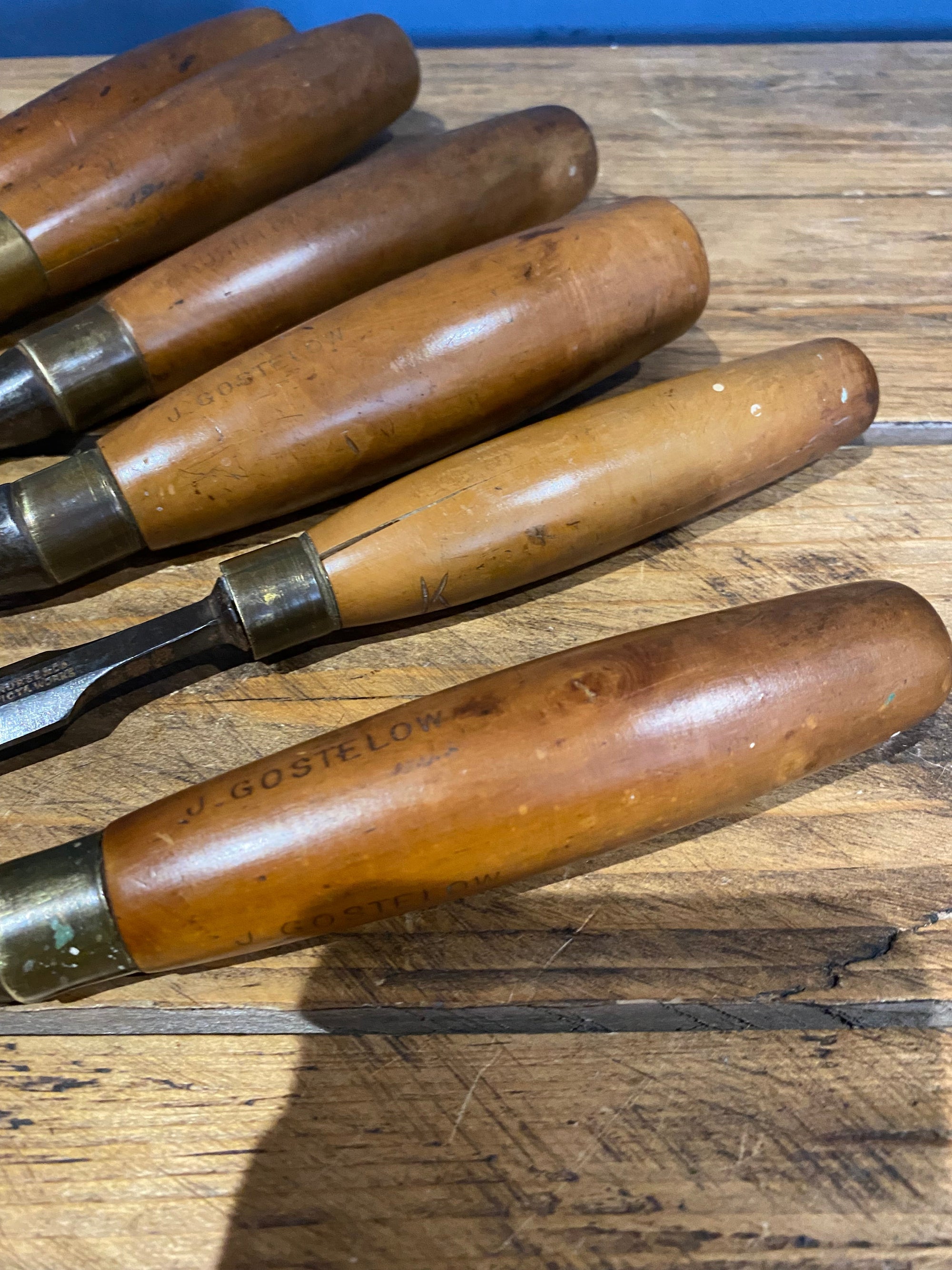Vintage Nurse & Co ‘Invicta’ Chisels X 6, Nice Collection