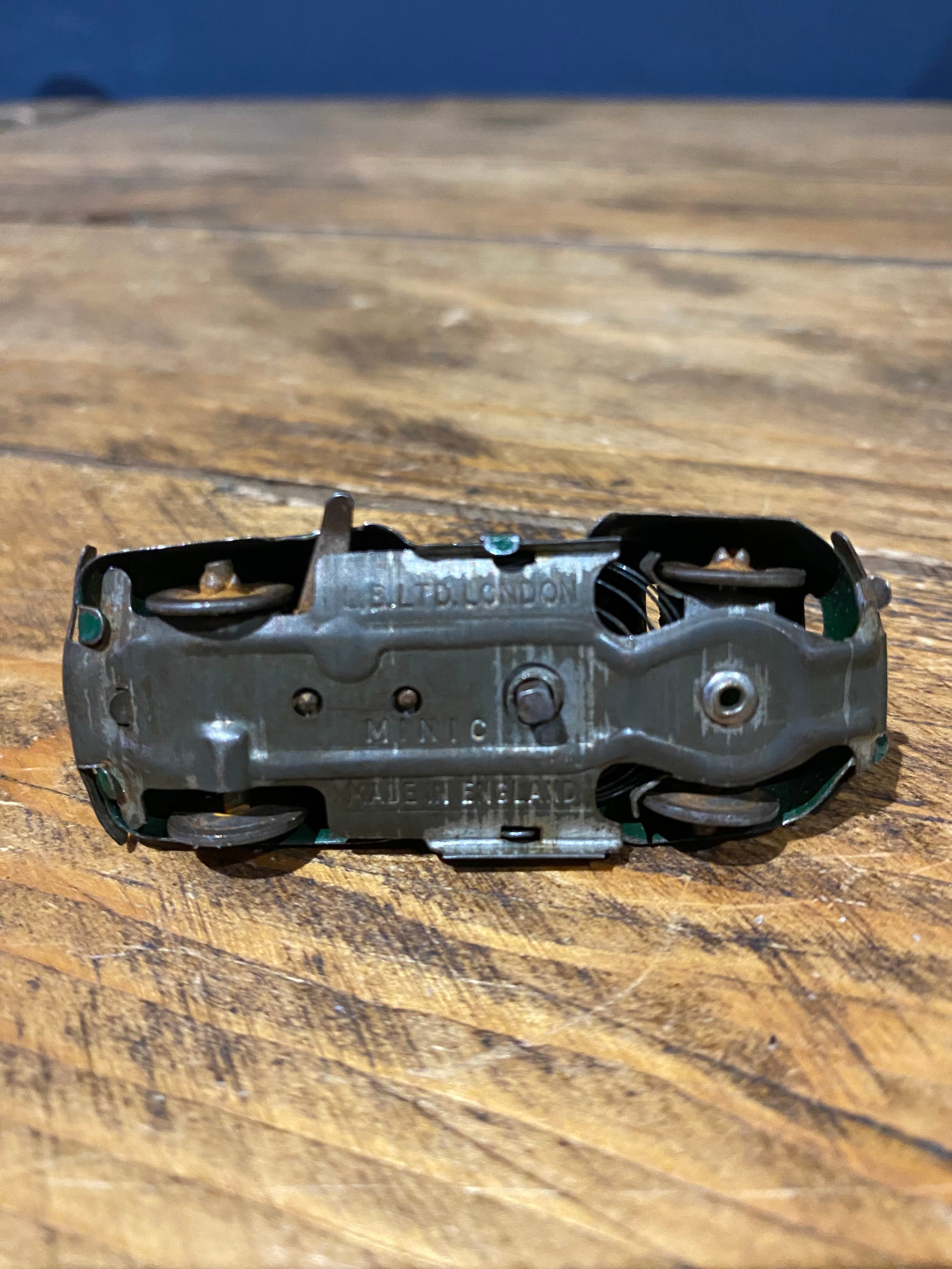Vintage Minic Clockwork Toy Car