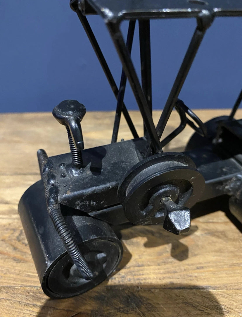 Scratch Built Out Of Old Hinges And Metal , Steam Engine