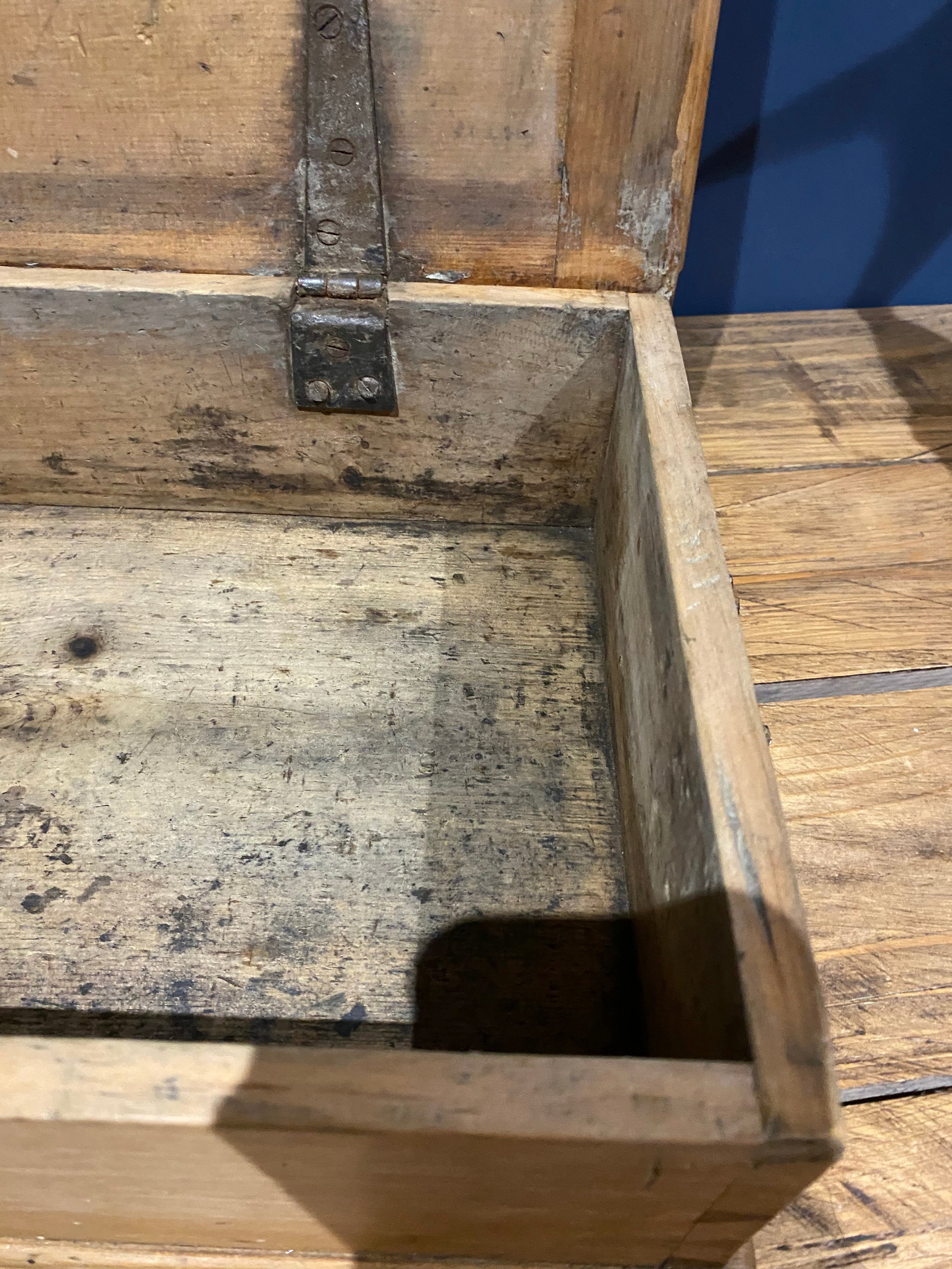 Nice Antique Box , As Found But A Cracking Box