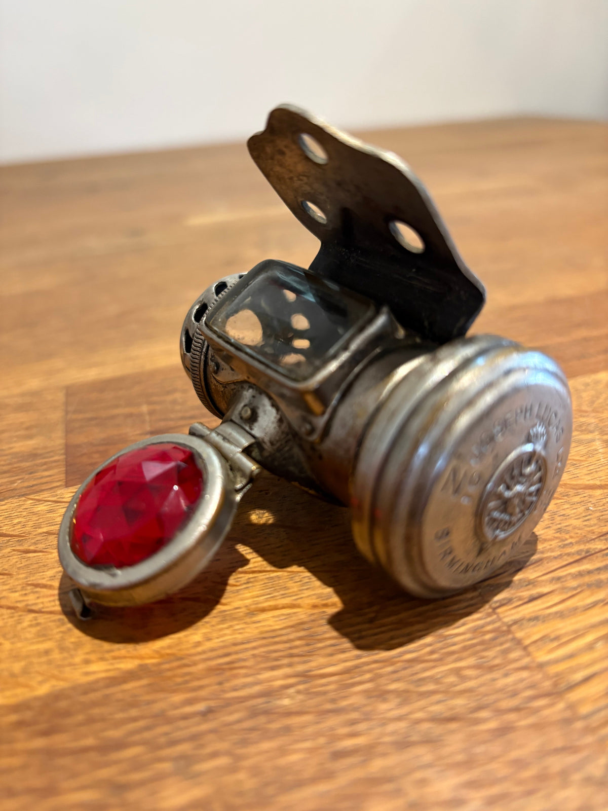 Vintage Joseph Lucas No 344 , Rear Bike Lamp , Motorcycle Lamp , Spares/repair