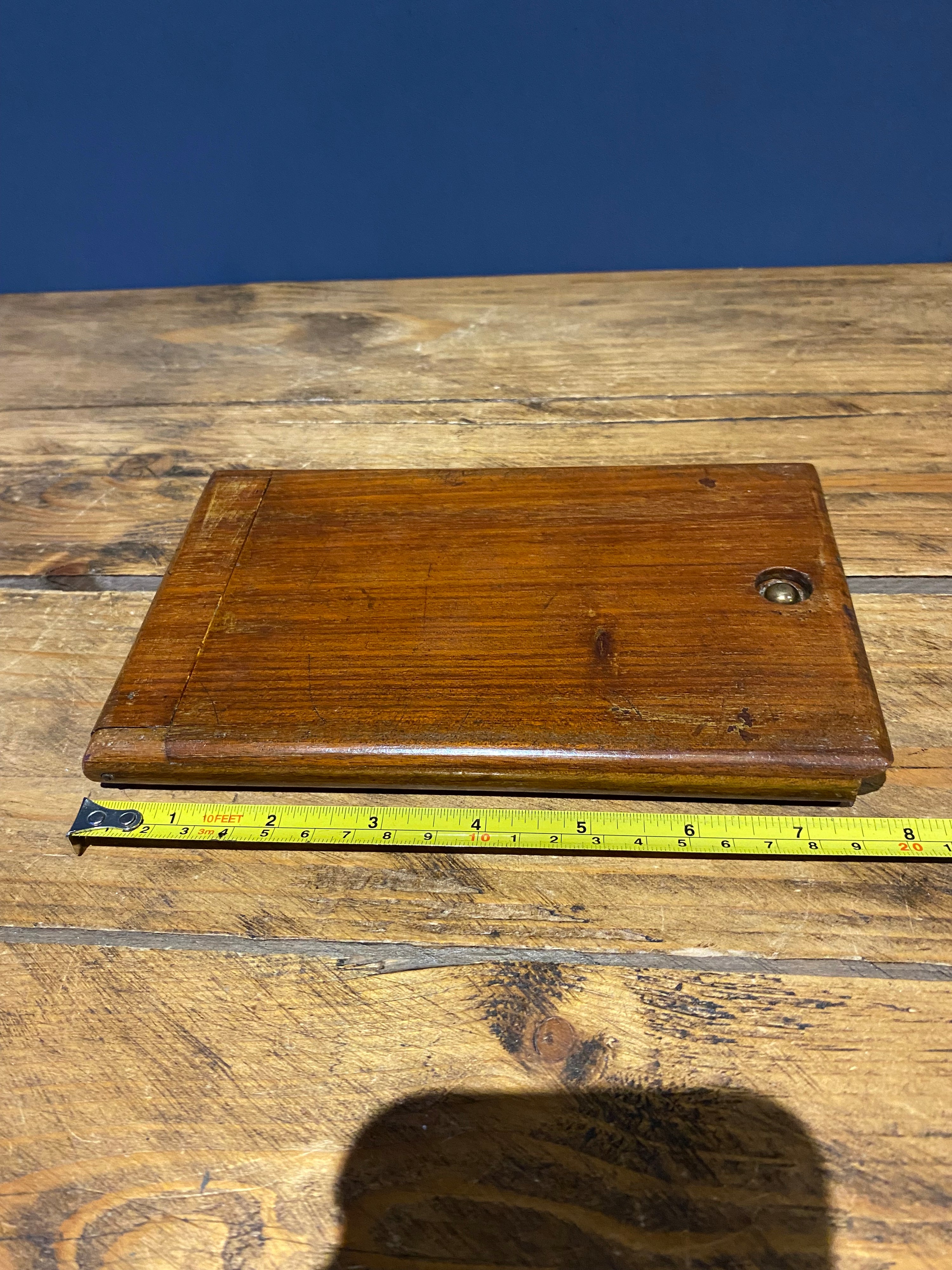 Antique 19th Century Folding Campaign Mirror.