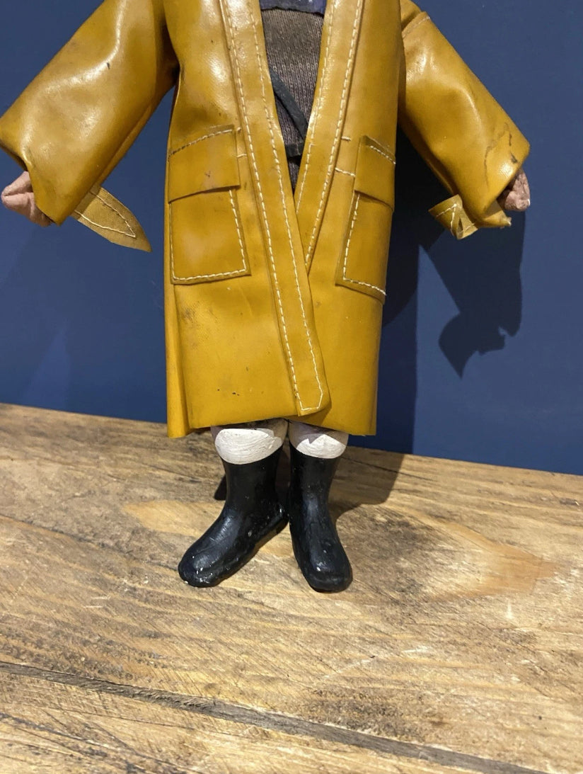 Vintage Bodinnick Ferry Handmade Figure Of A Ferryman. Unusual Collectable