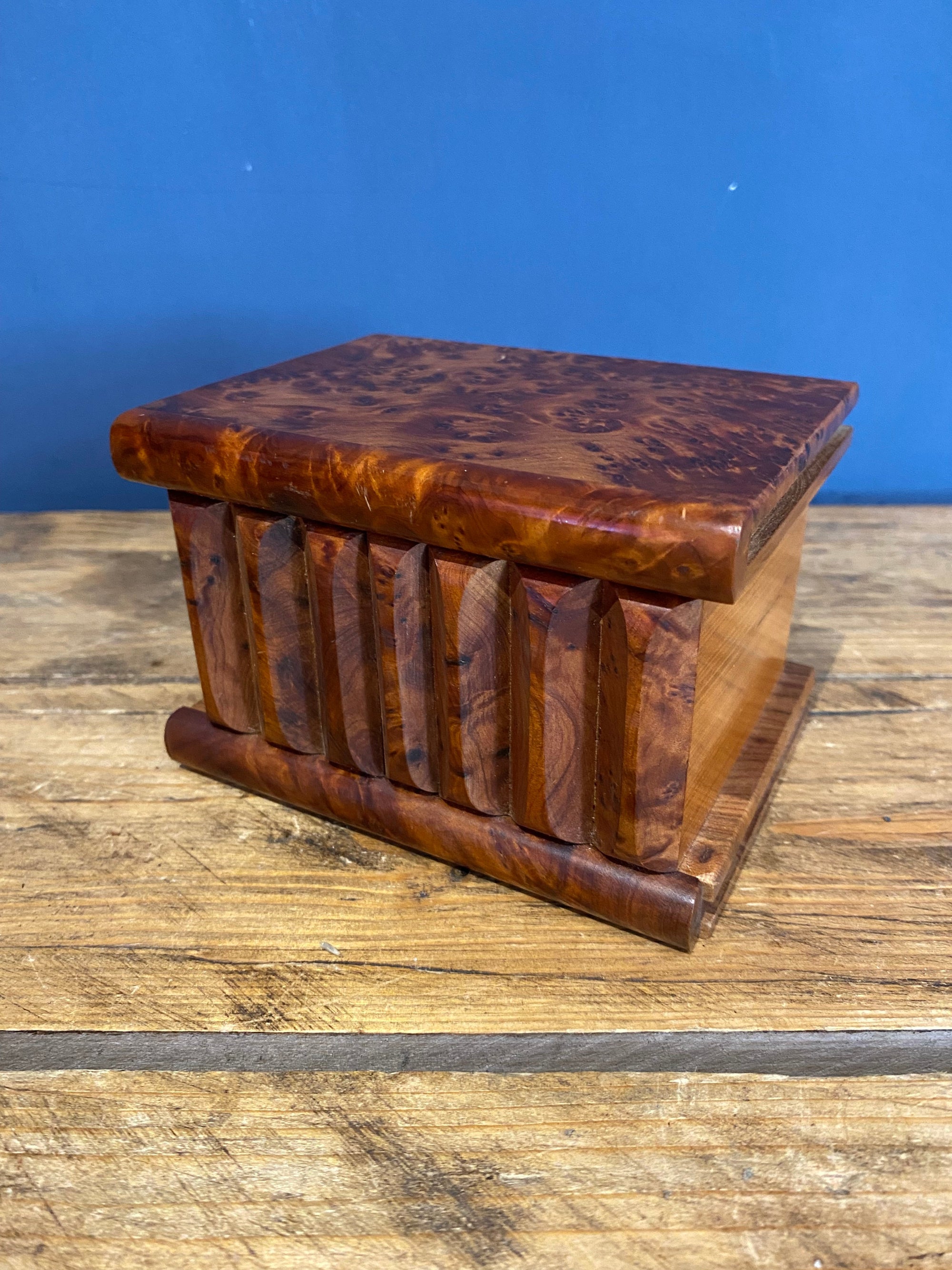 Decorative Small Wooden Box , Trinket Box , Jewellery Box