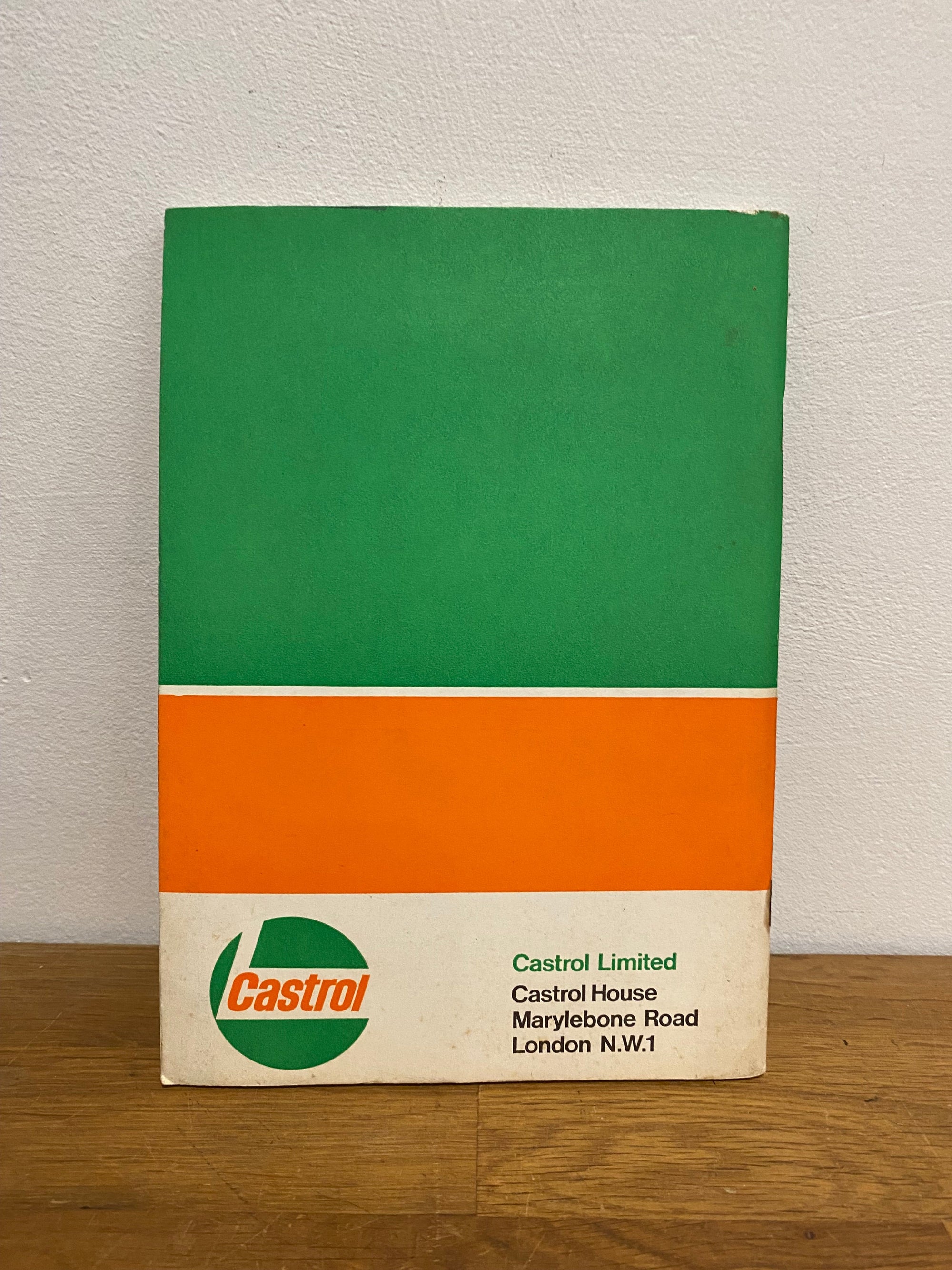 Vintage castrol two wheeler care handbook , paperback.
