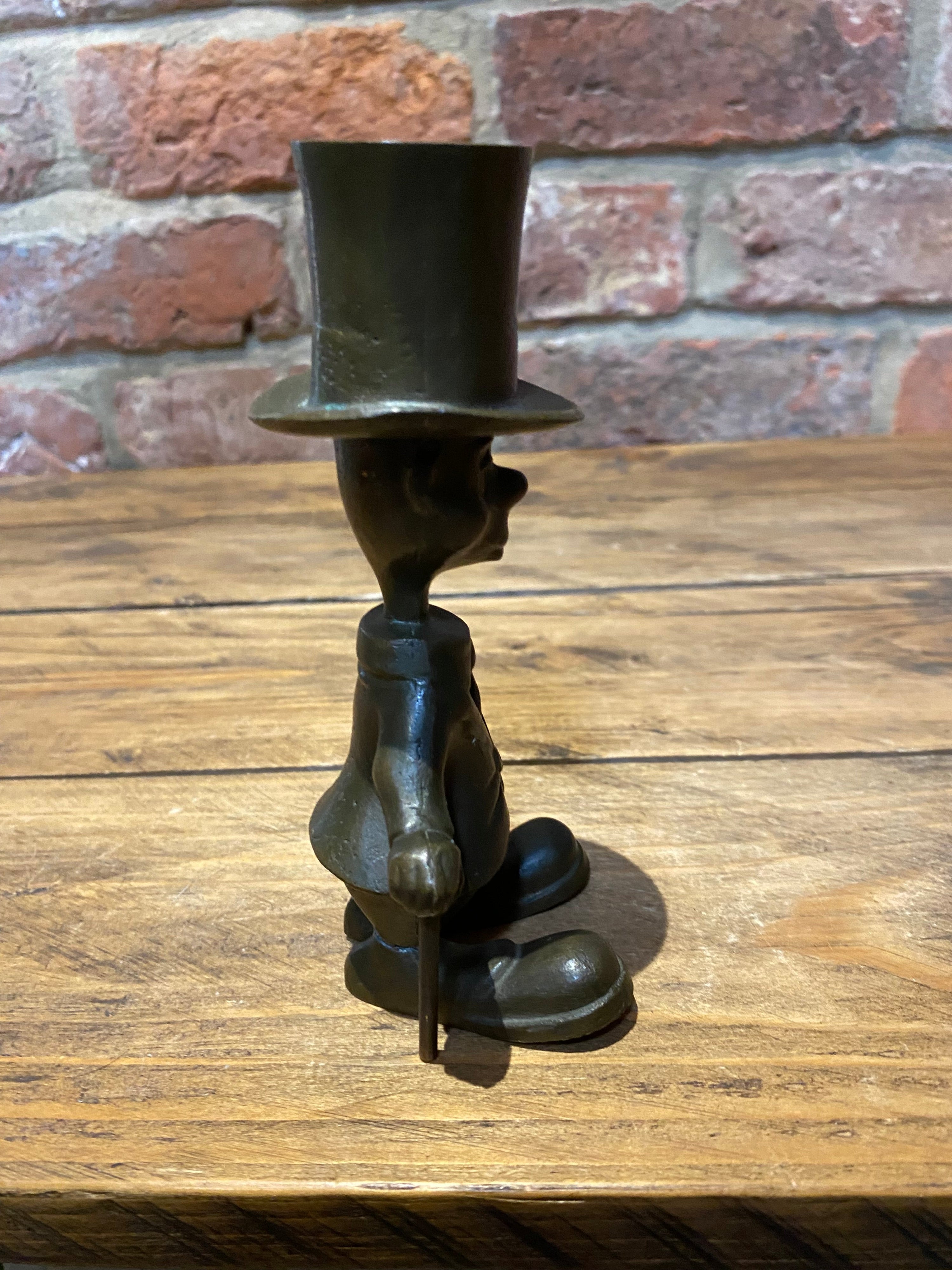 Unusual Diddy Man Bronze Figure | Wilson Fox Antiques