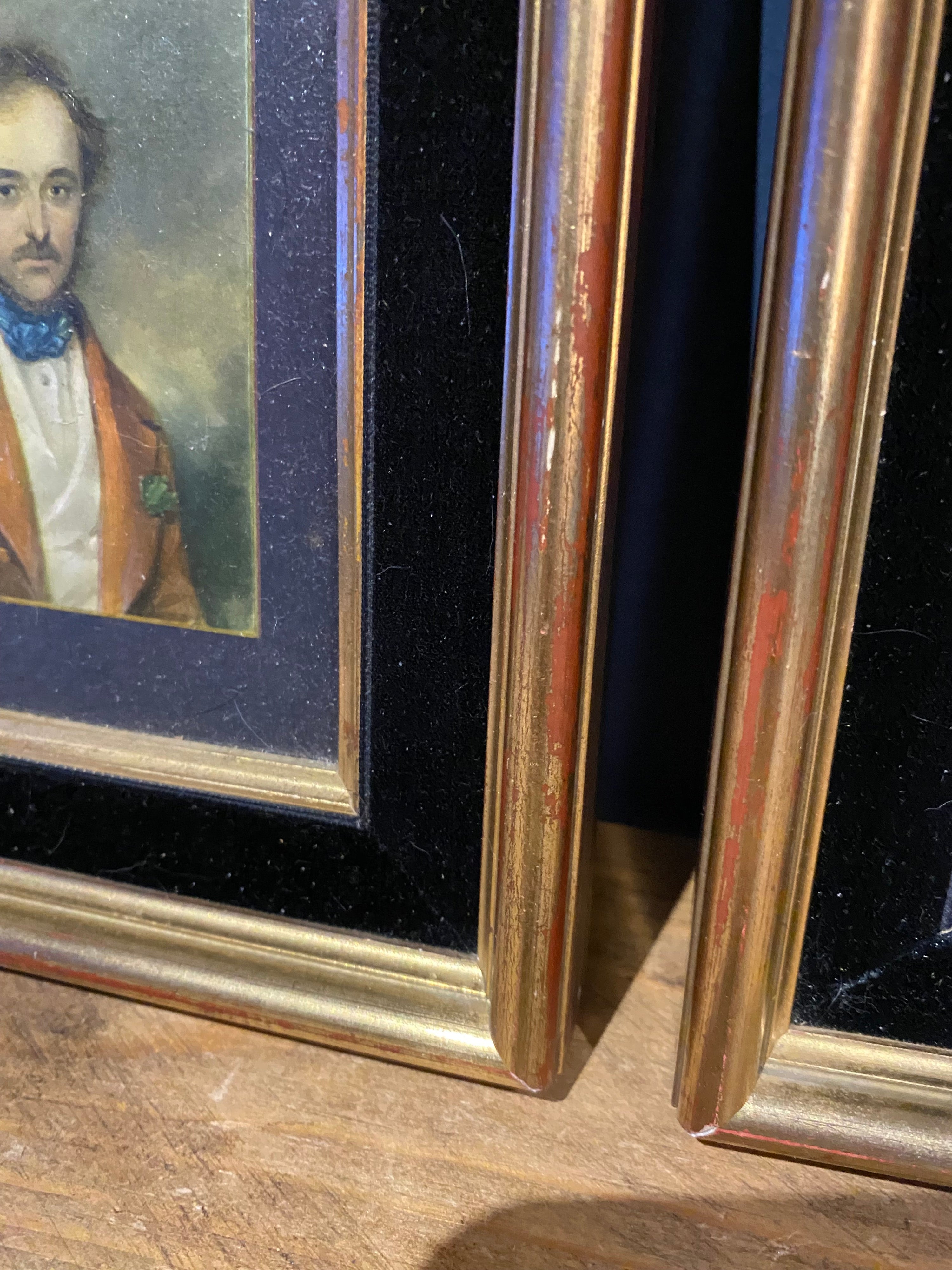 Pair Of Early Victorian STYLE, Aged Prints, Decorative