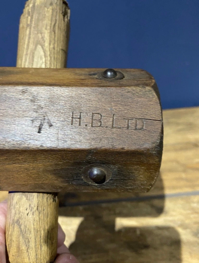 Vintage Military Tent Peg Mallet, H.B.Ltd, JA226