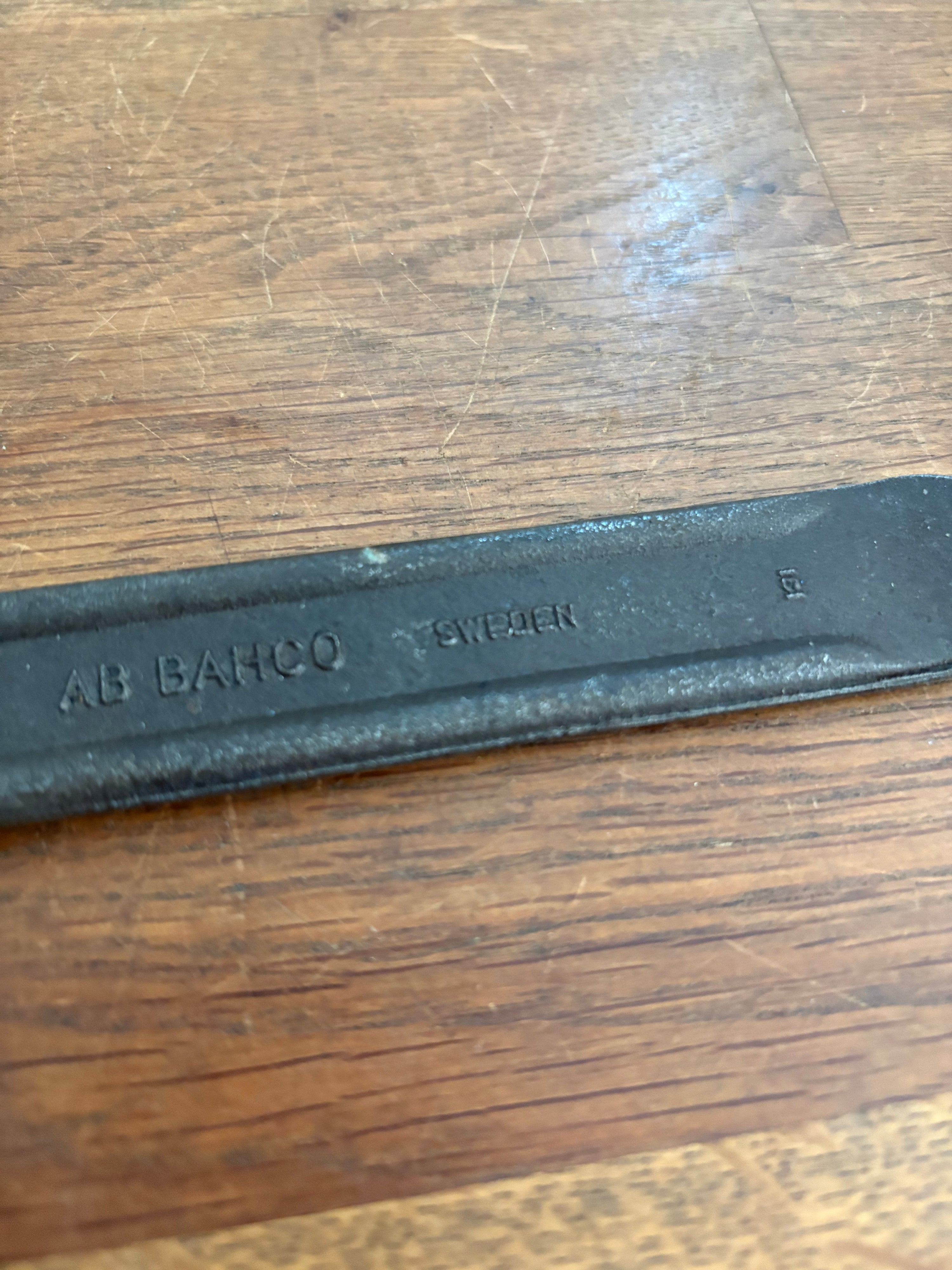 Vintage Bahco Saab 8” Adjustable Spanner Wrench