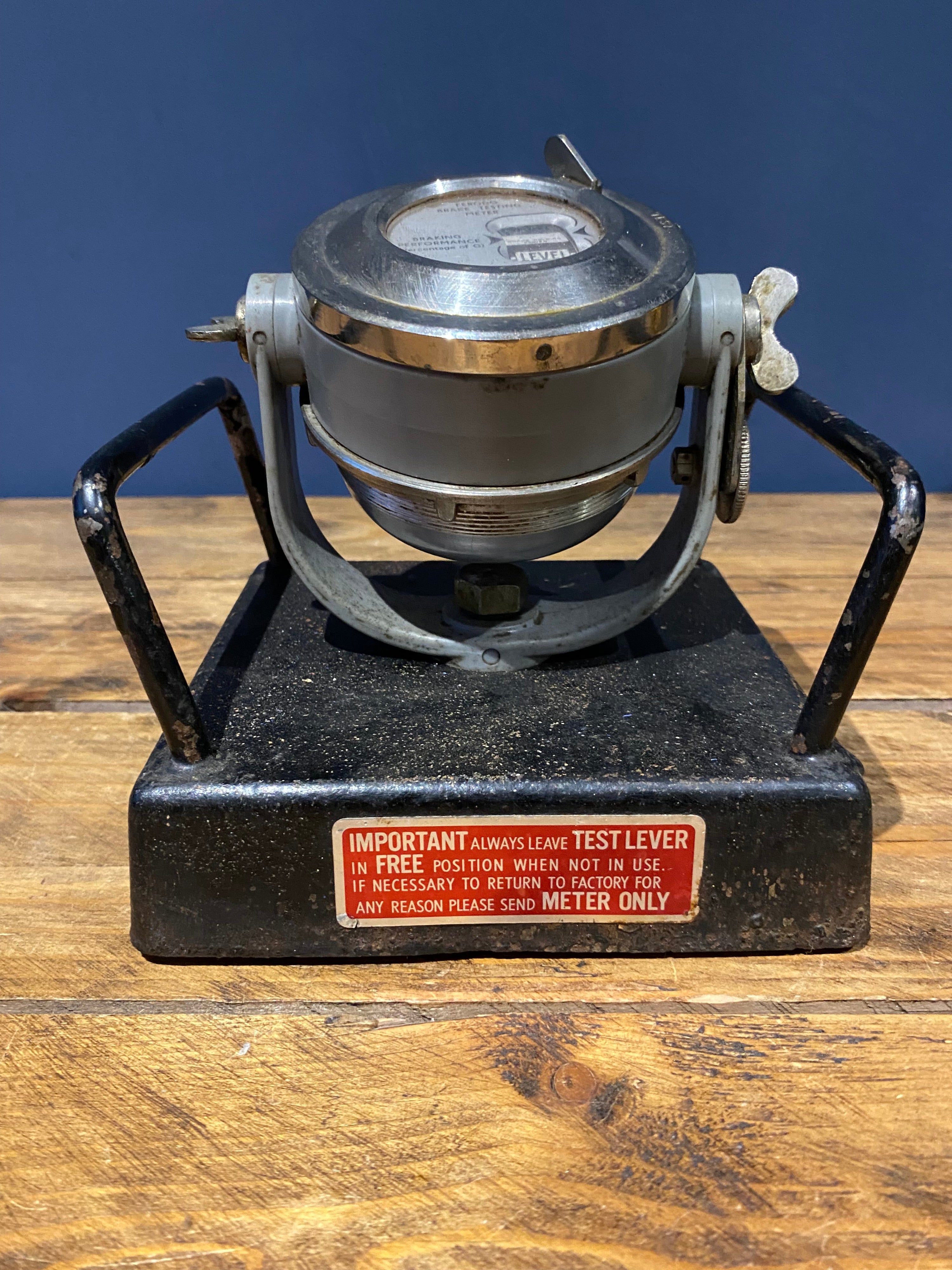 Vintage Ferodo Brake Tester , Brake Testing , Tapley Meters