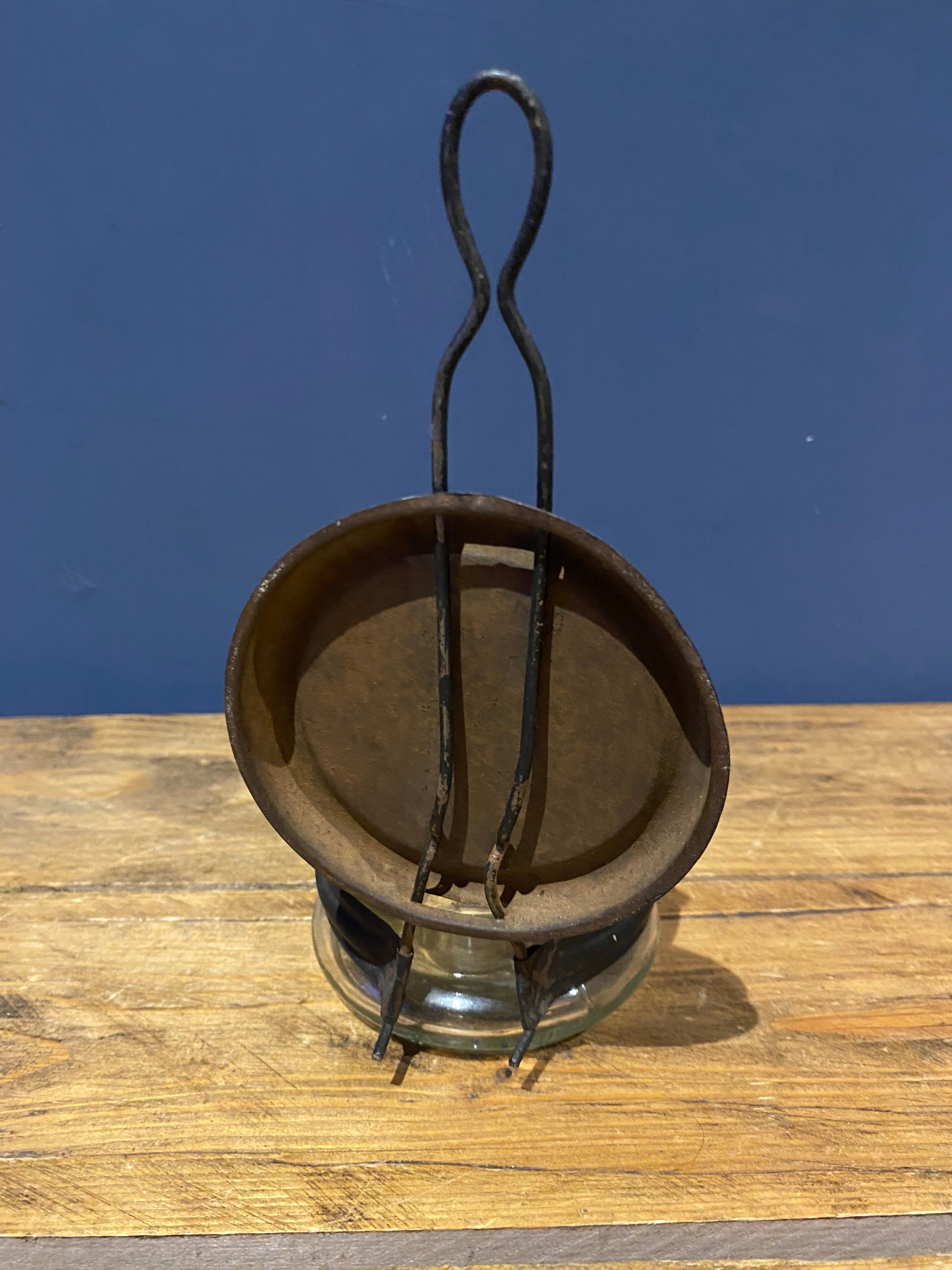 Vintage Pasabahce Istanbul Oil Lamp