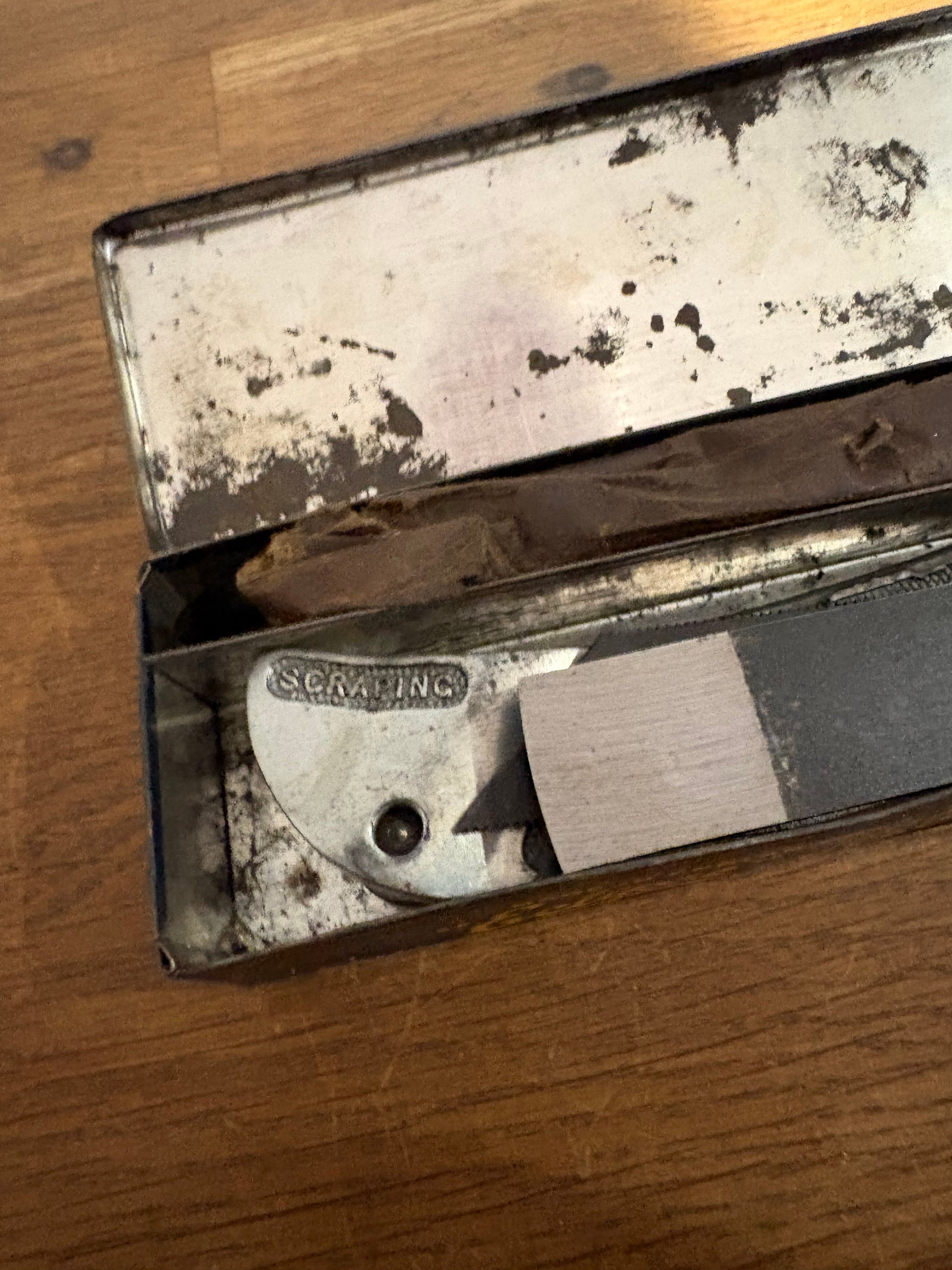 Vintage Eclipse 4S Tool.  Tin With Contents.