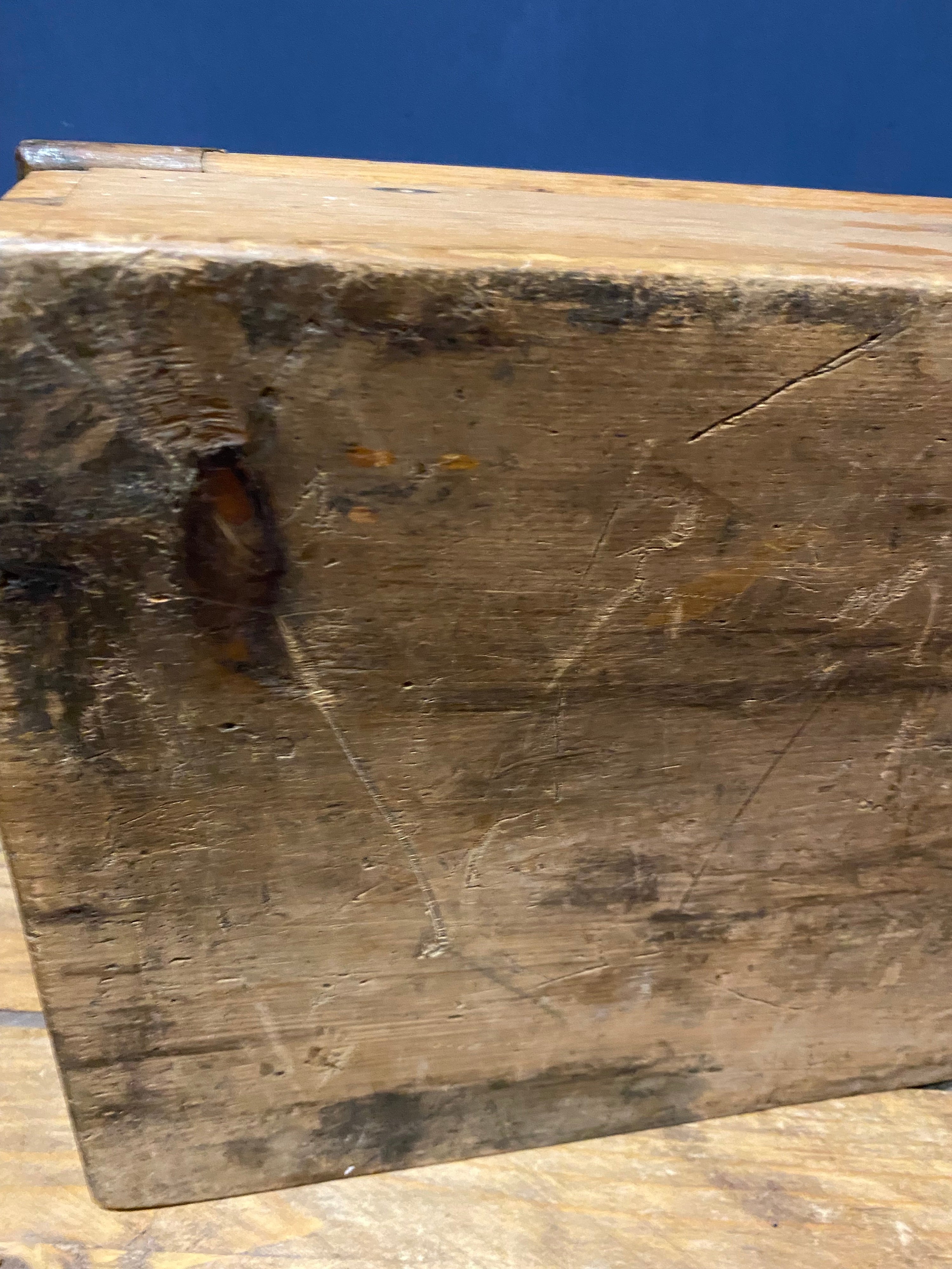 Nice Antique Box , As Found But A Cracking Box
