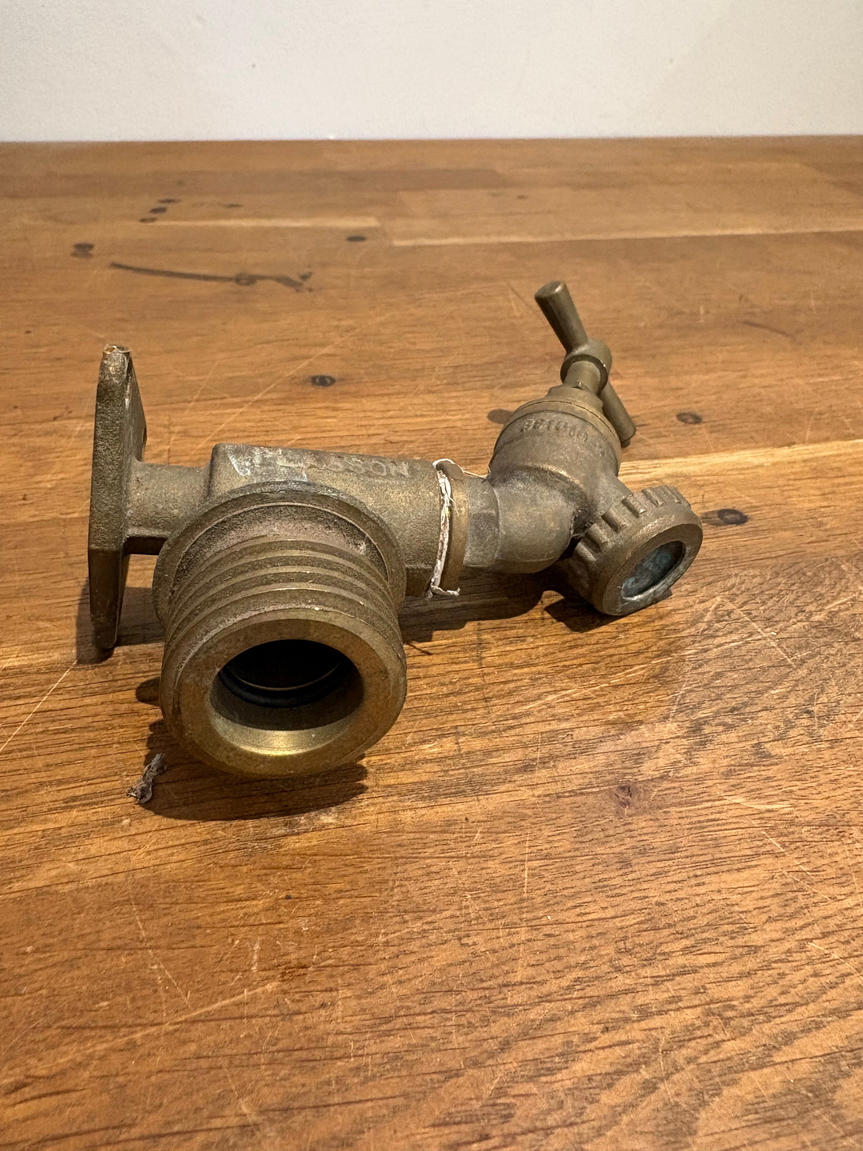 Vintage Brass Plasson Kiwa Tap , Garden Tap , Indoor Sink Tap , Free UK postage