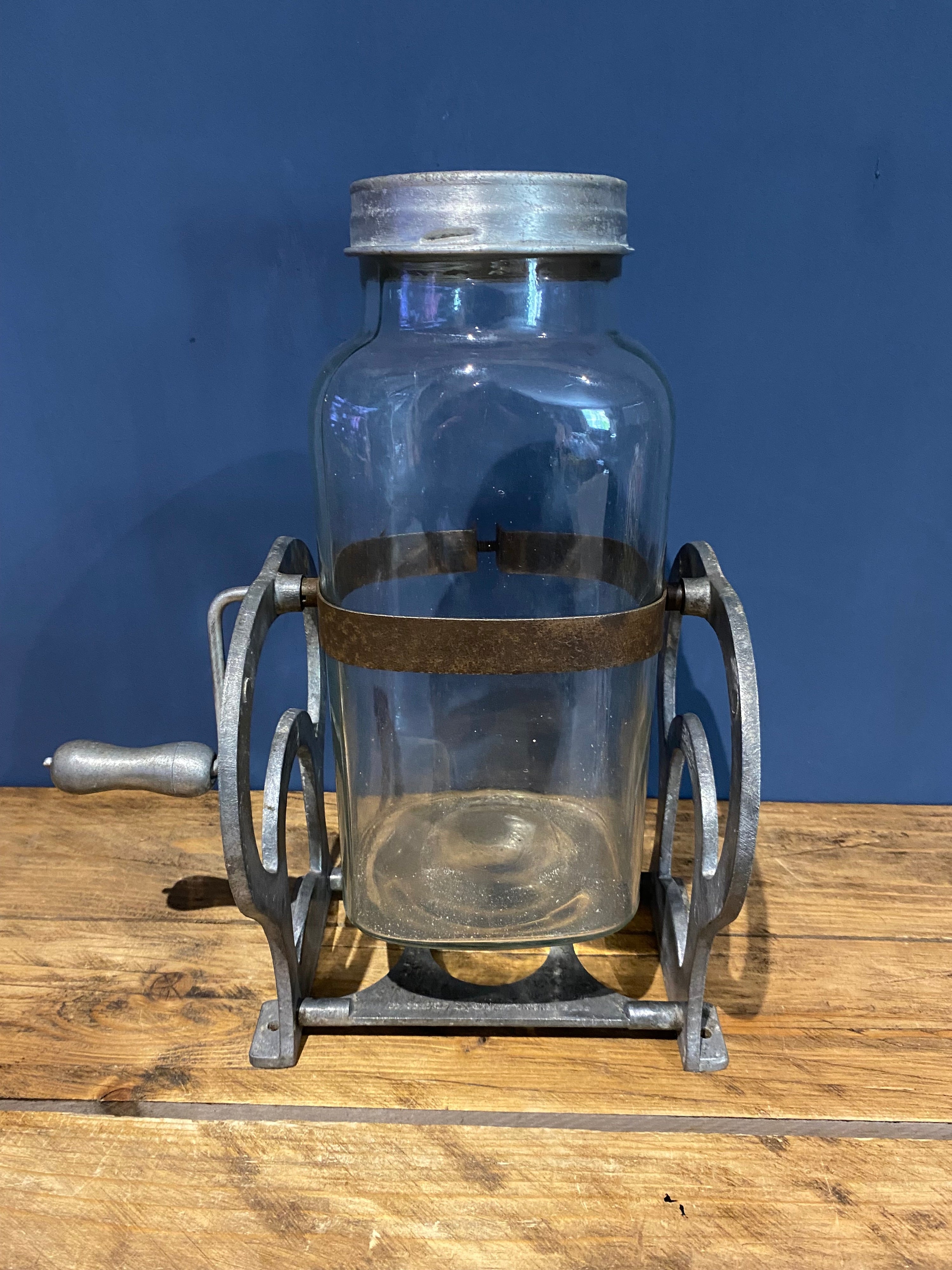 Vintage Rowlway Hand Butter Churn