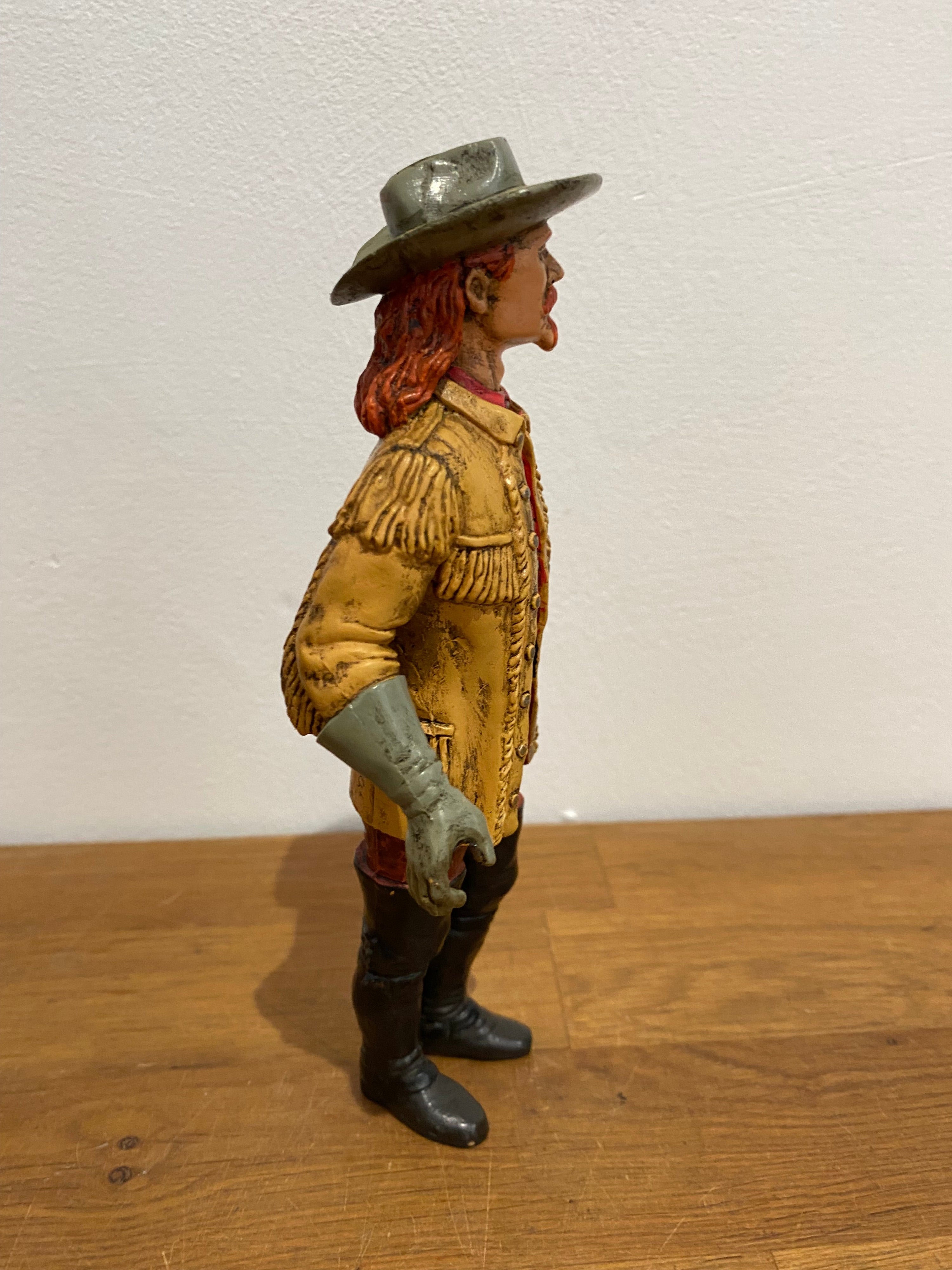 Vintage Comansi Wild West Series Buffalo Bill , 7 Inch Plastic Figure