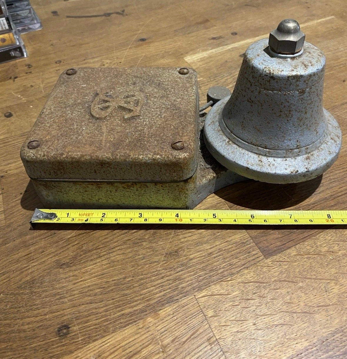 Vintage Bell , School Bell/factory Bell/ Fire Bell . Untested/ Non Working.