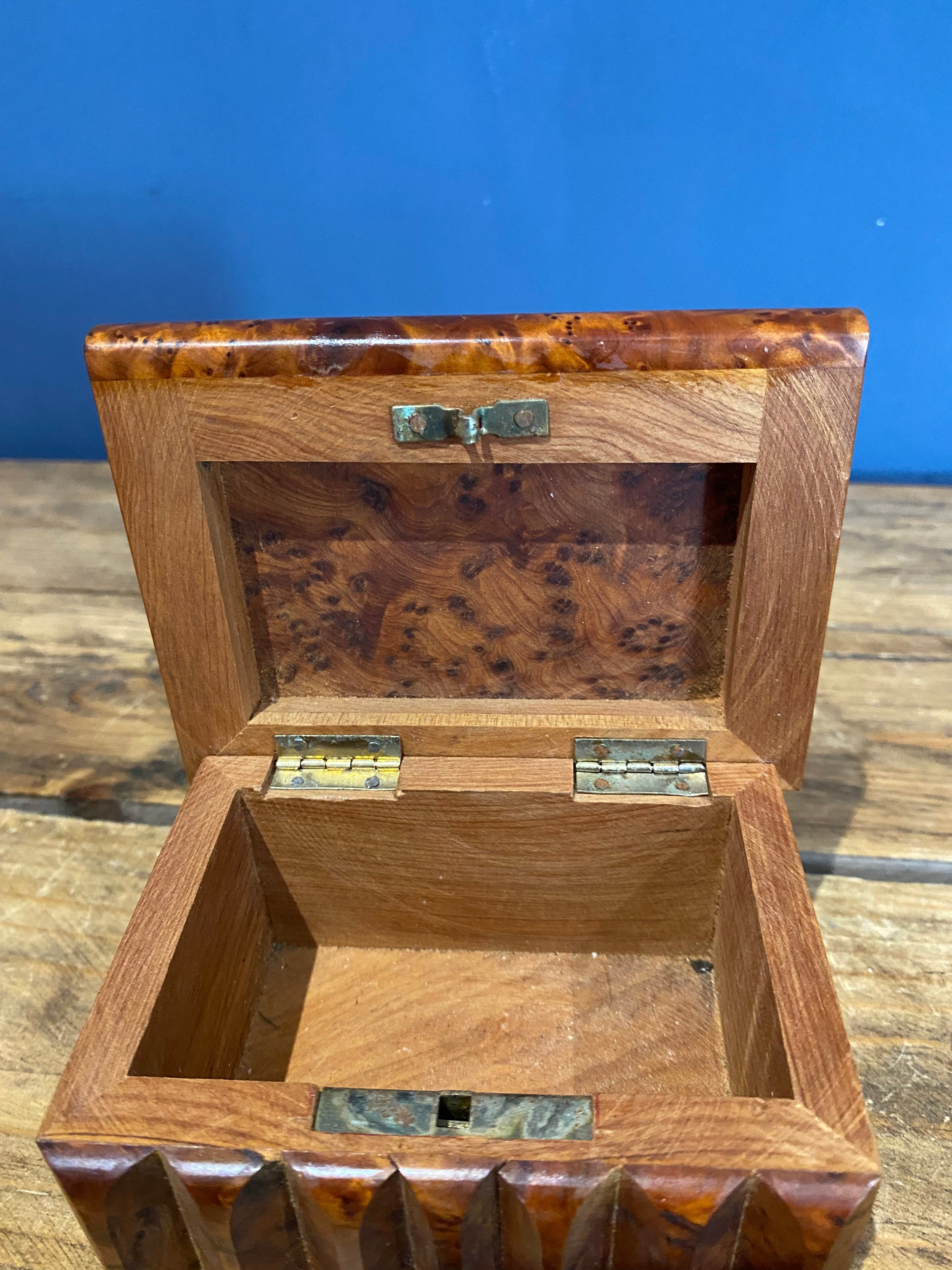Decorative Small Wooden Box , Trinket Box , Jewellery Box