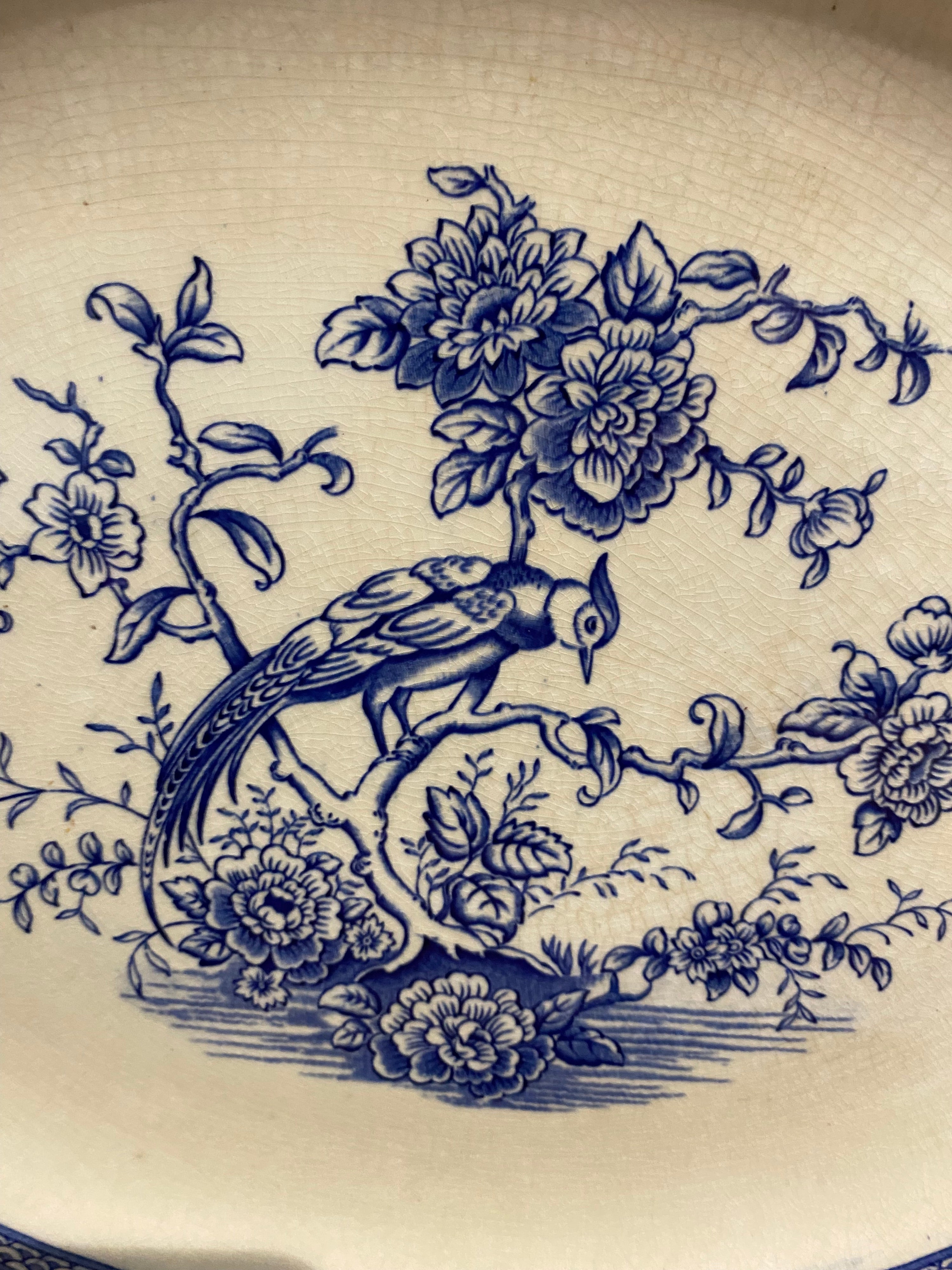 W R Midwinter Of Burslem, Paradise Series Pattern, Meat Charger/ Platter/serving