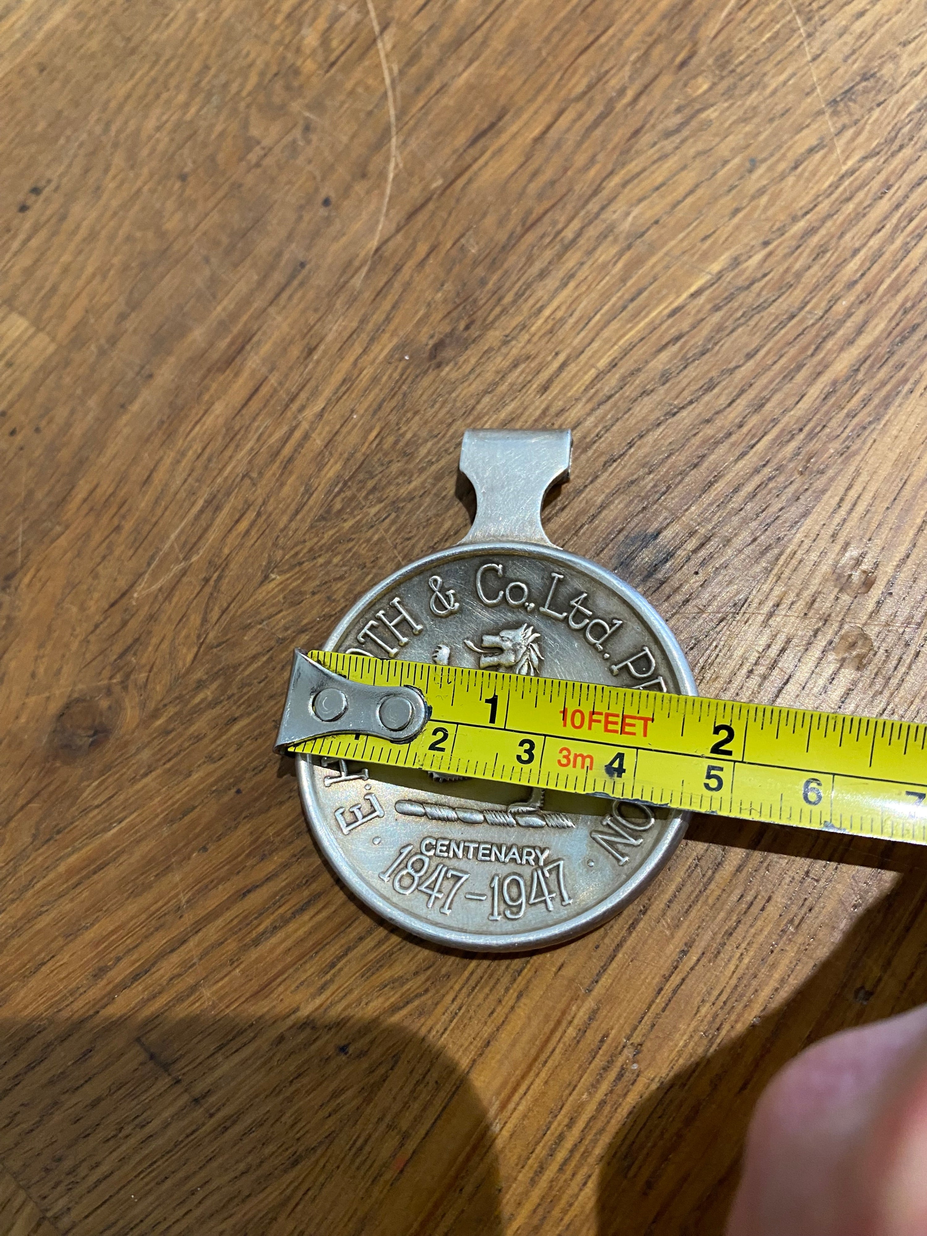 Vintage E H Booth & Co. Ltd of Preston Centenary Caddy Spoon   1847-1947