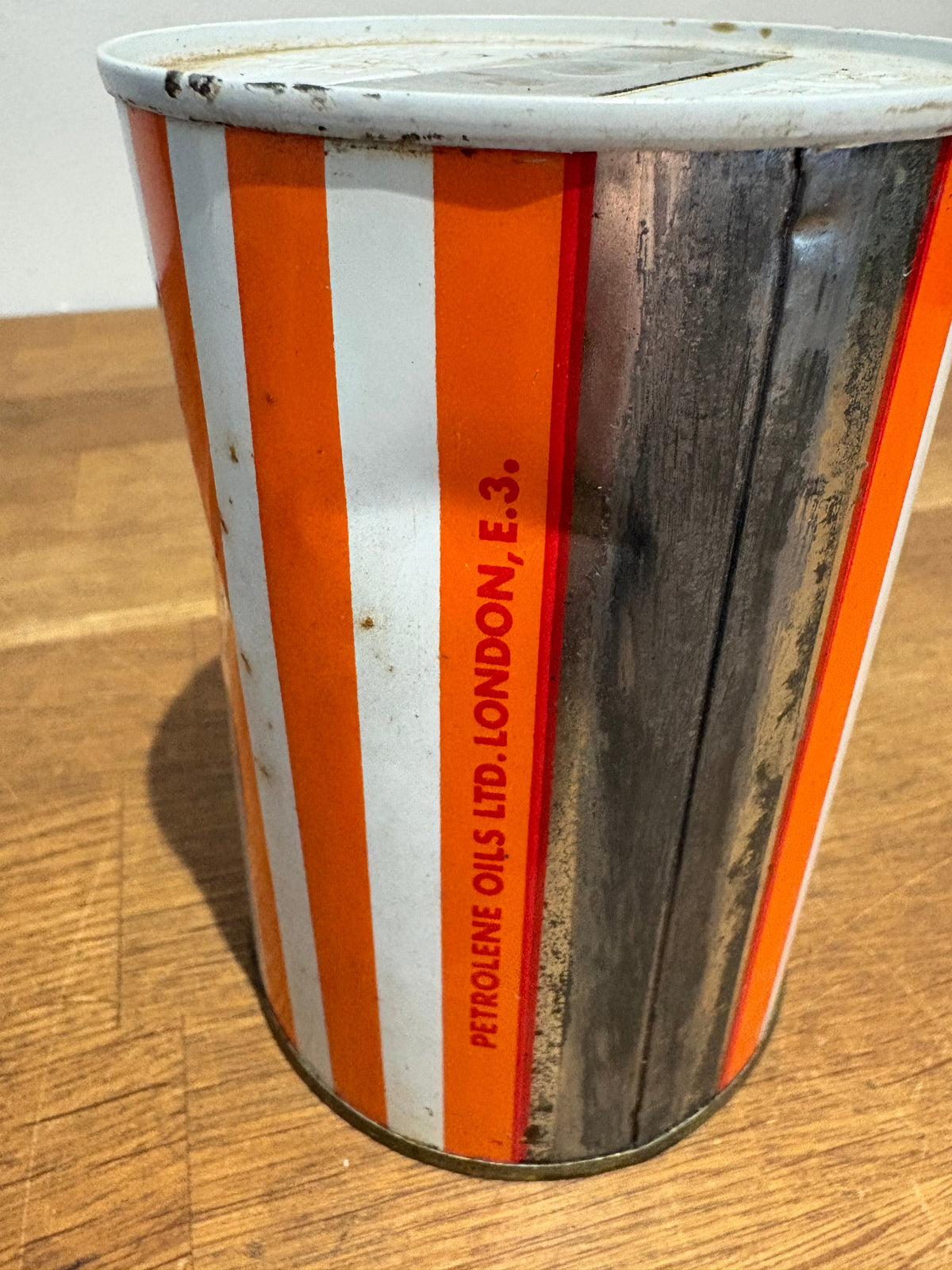 Vintage Trolene Motor Oil , 1 Pint Can With Contents. Rare