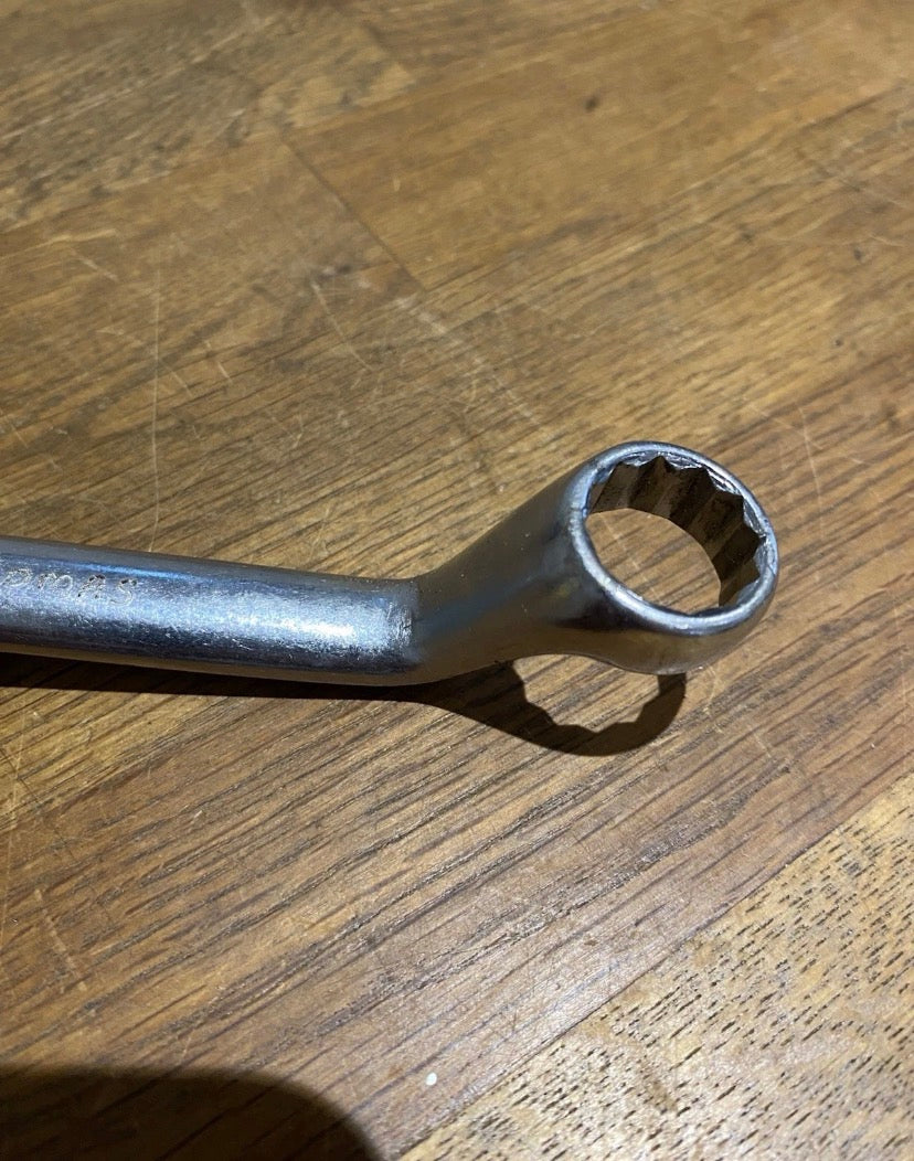 Vintage Bedford Offset Ring Spanner , 3/4af & 5/8af