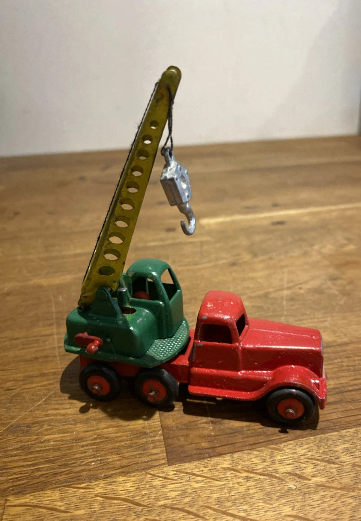 Rare Vintage Crescent Toys Diecast Truck Crane