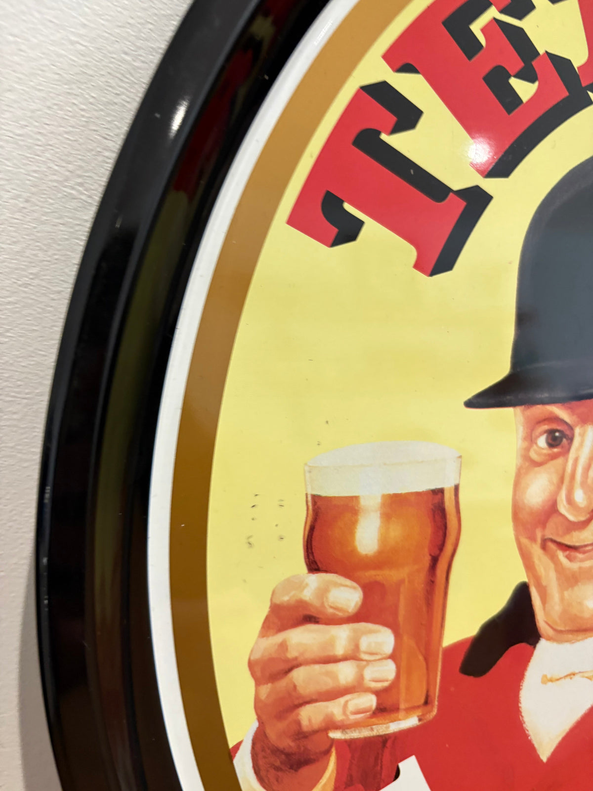 Tetley Bitter Oval Drinks Tray