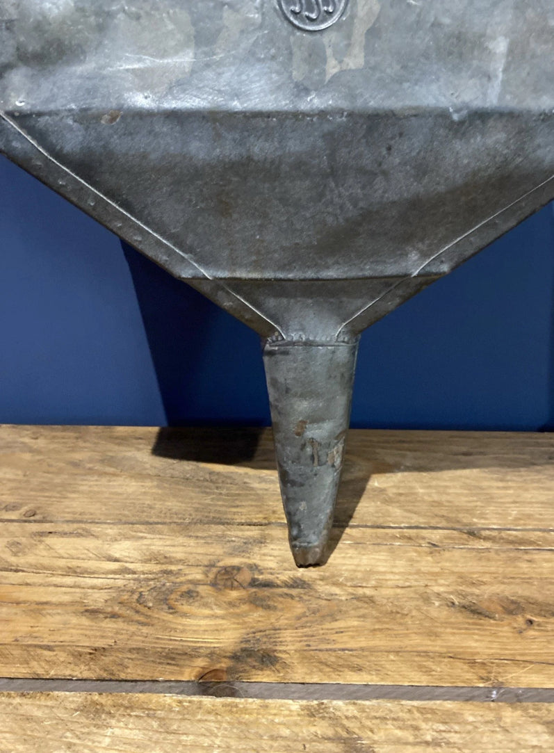 Vintage Galvanised Swifts Tractor Funnel