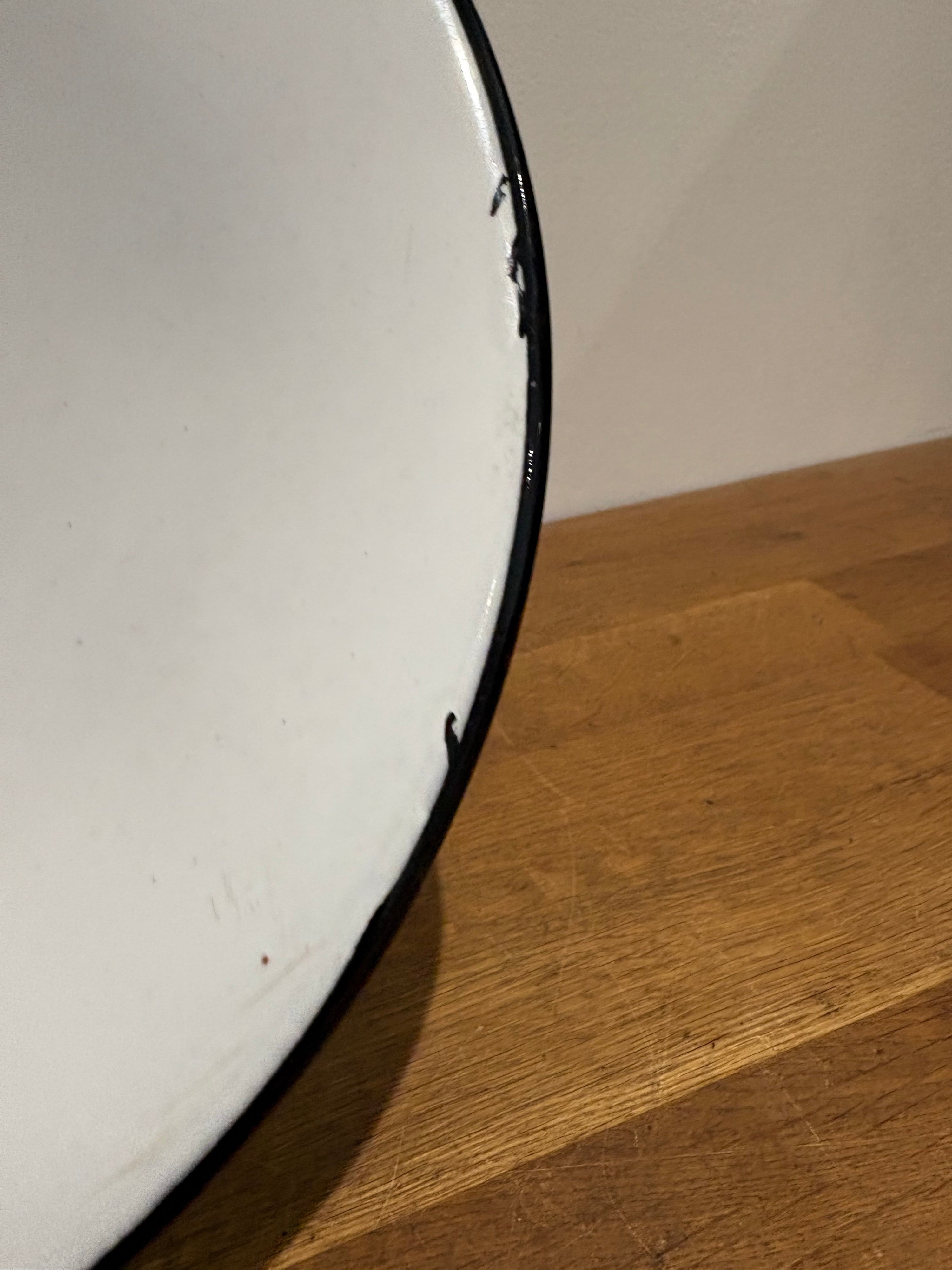 Vintage Czechoslovakia Enamel Lampshade