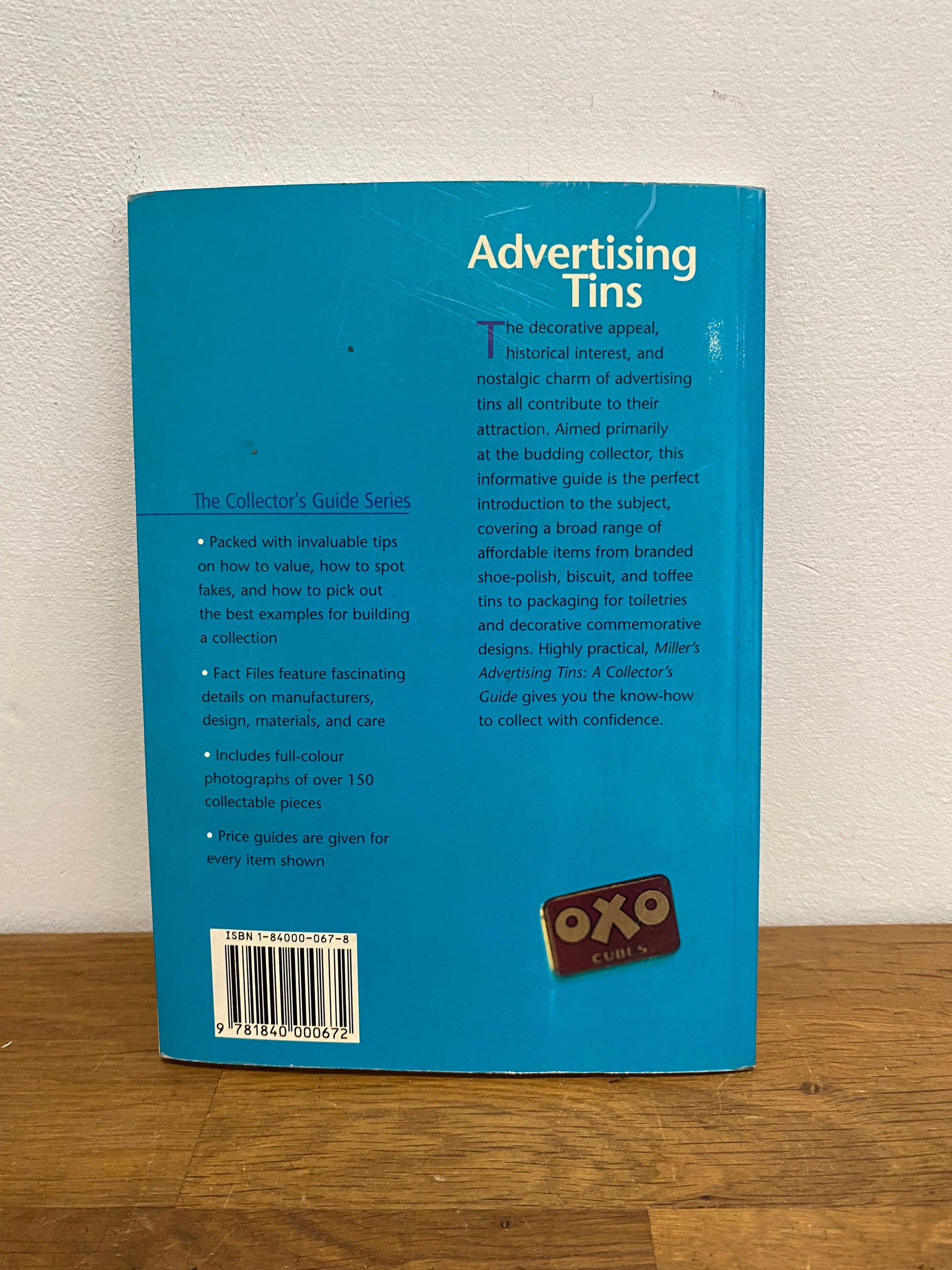 Miller’s - Advertising Tins , A collector’s guide, Robert Opie, paperback book.1999