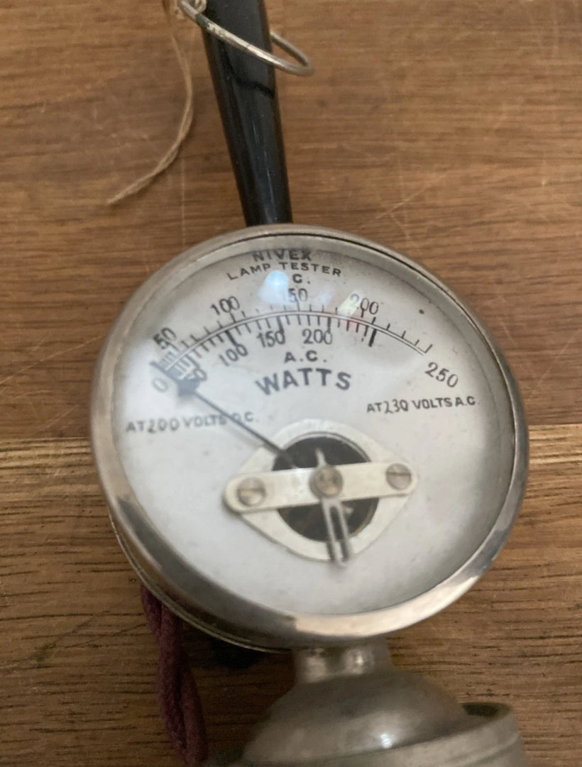 Vintage Nivex Lamp Tester , Bulb Tester Etc