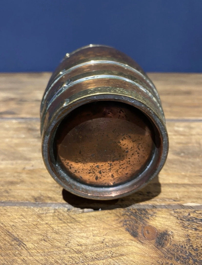 Scratch Built Copper And Brass Barrel , With Tap.