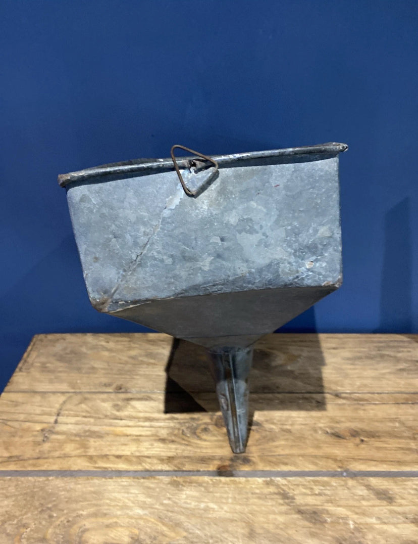 Vintage Galvanised Swifts Tractor Funnel