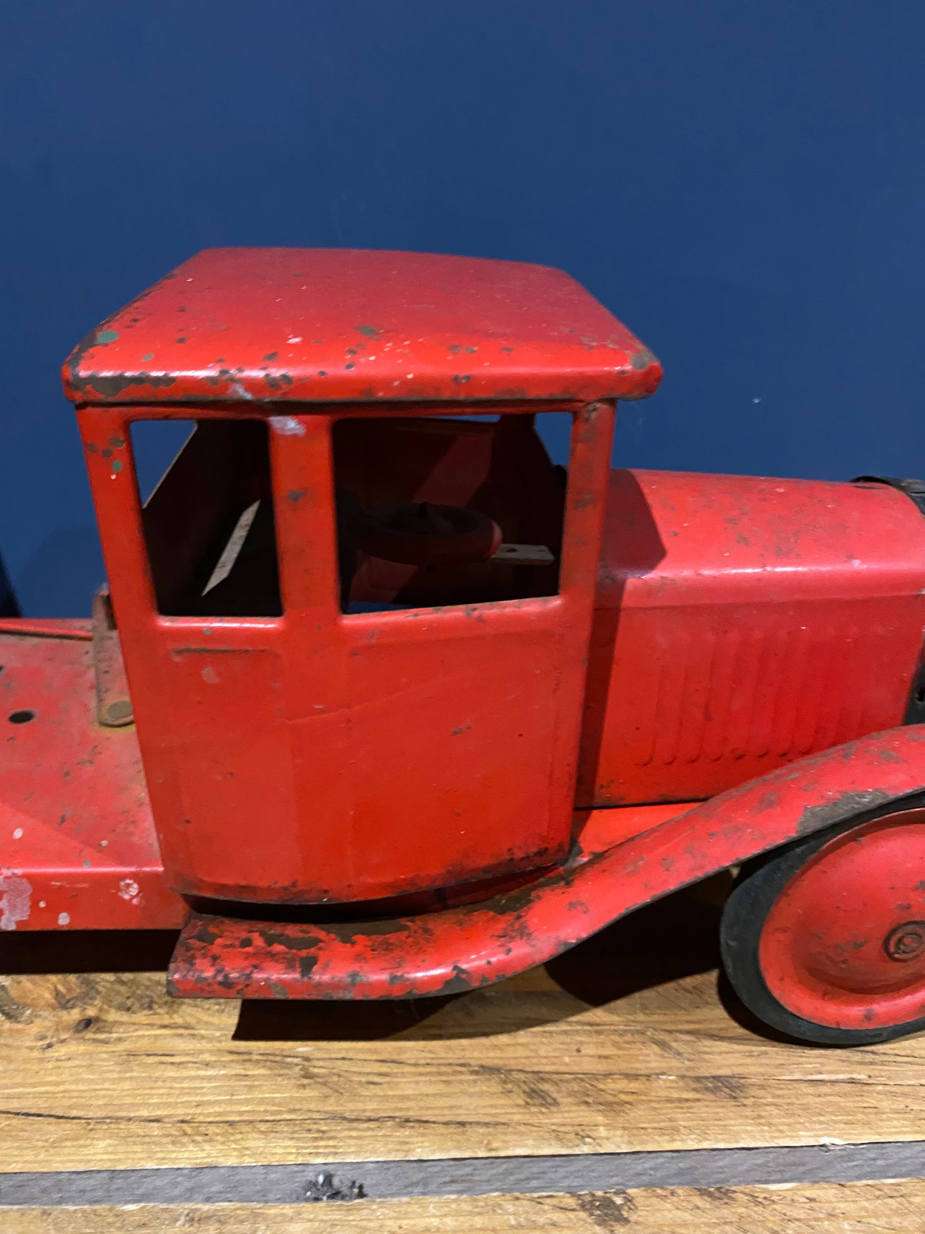 Early Triang Large Pressed Steel Tipper Truck , 1930’s