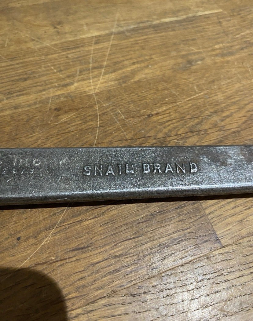Vintage 1944 Snail Brand Spanner, 3/4 Bsw, 7/8 Bsf + 5/8 Bsw, 11/16 Bsf.