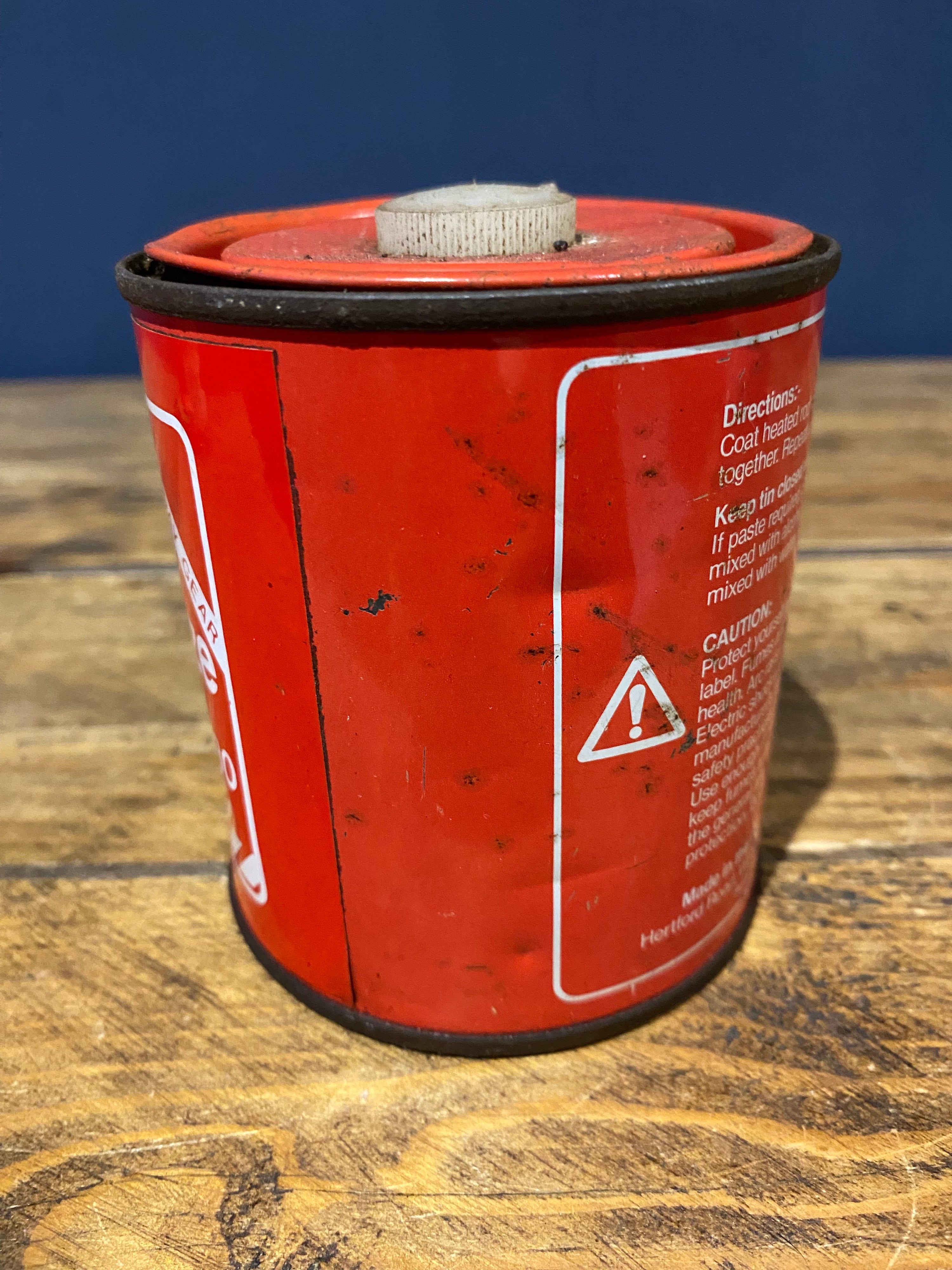 Vintage BOC Unibronze Flux Tin