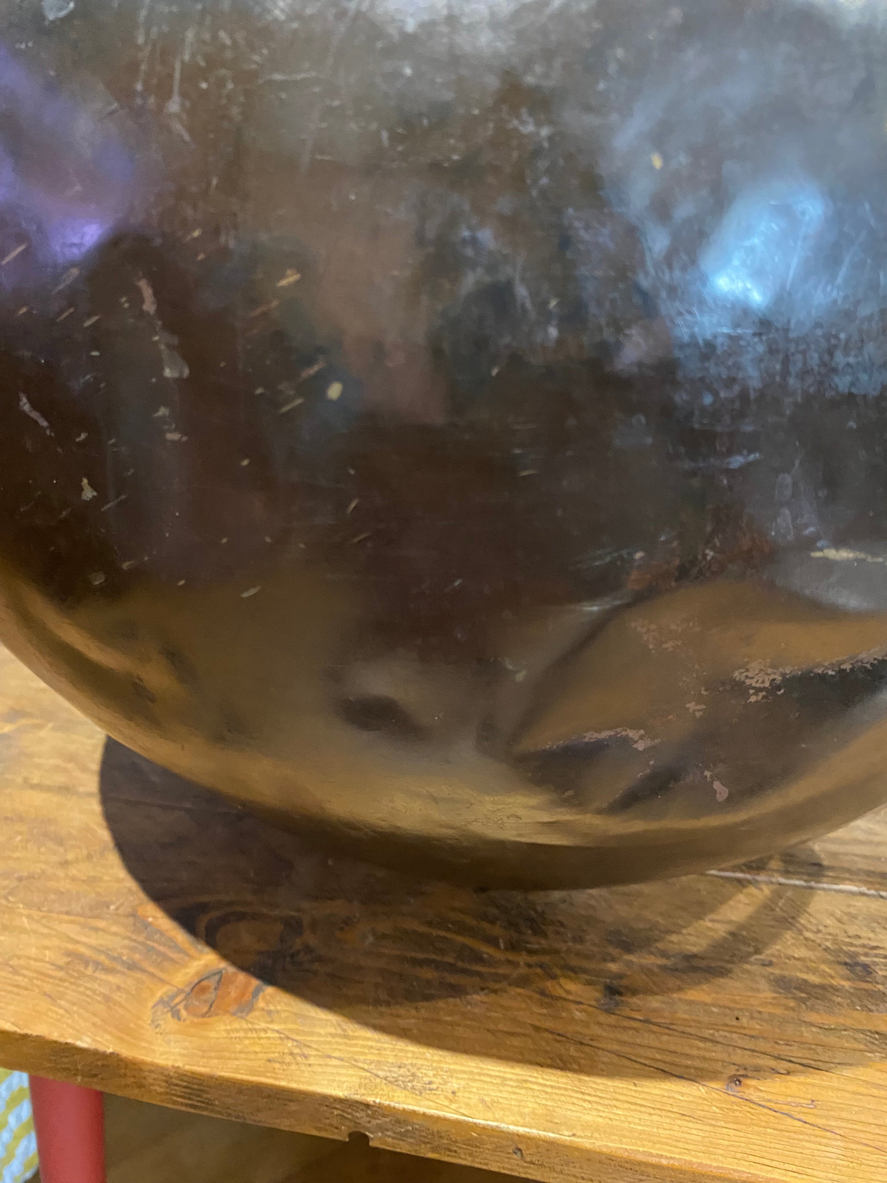 Large Antique Bronze Chinese Jardiniere Planter, Please See Photos.
