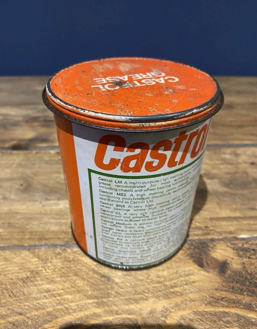 Vintage Castrol LM Grease Tin , Garage Collectable