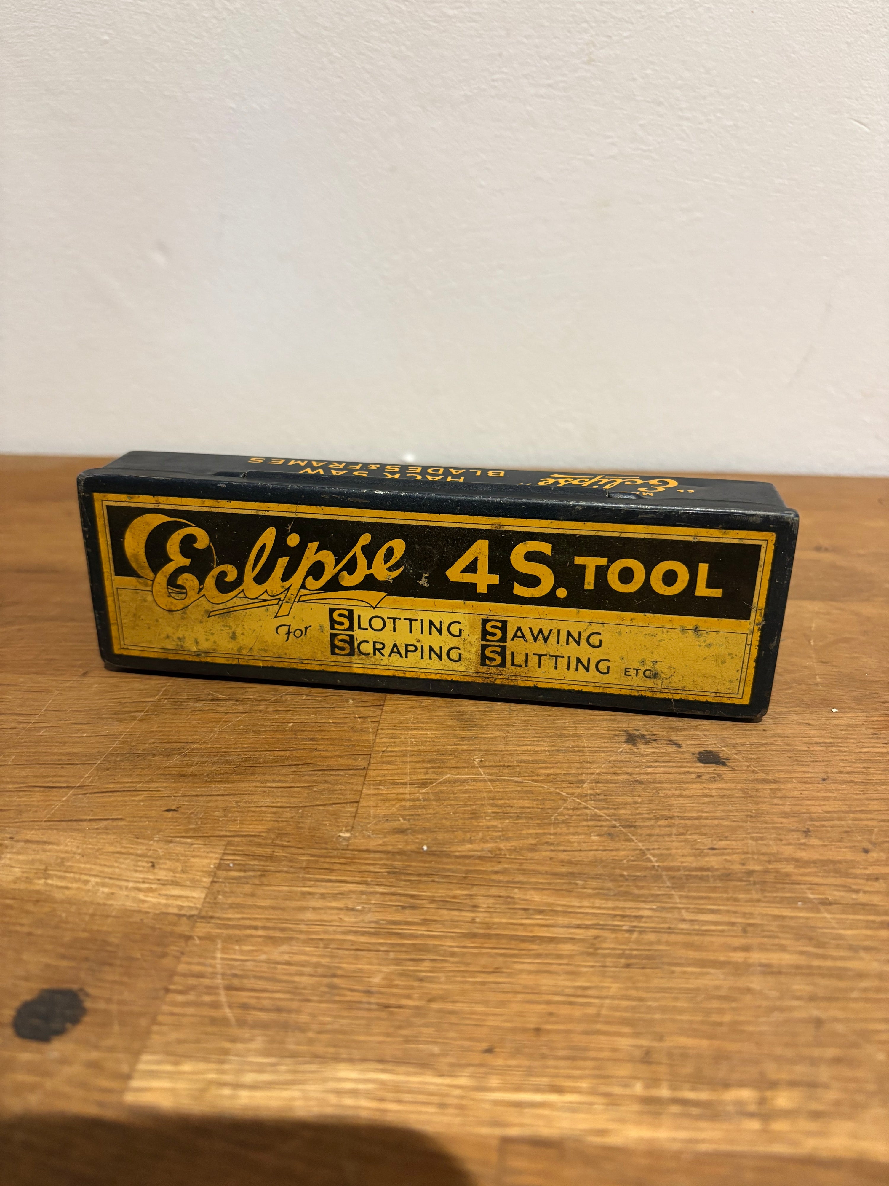 Vintage Eclipse 4S Tool.  Tin With Contents.