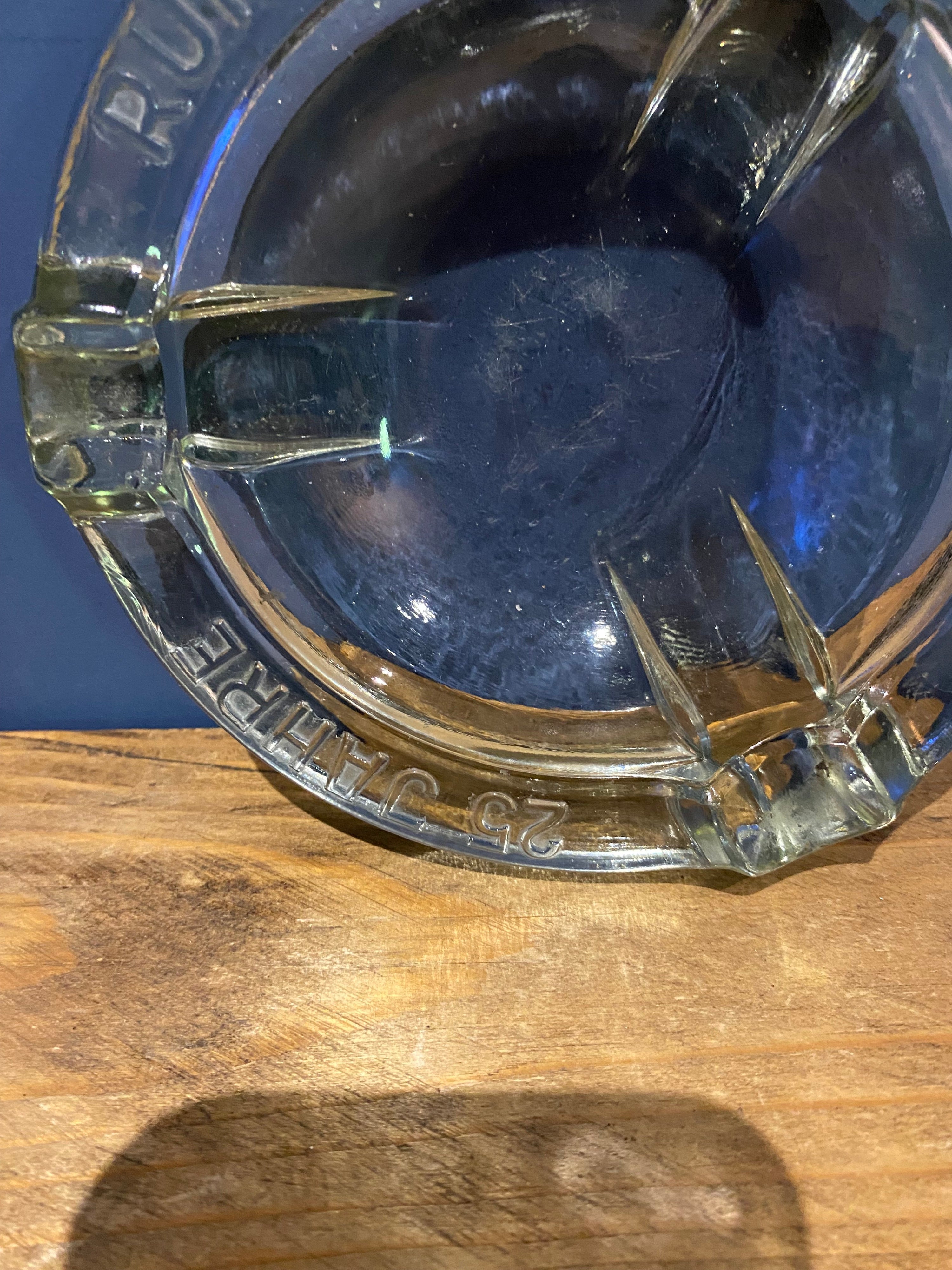 Vintage Ruhrglas 25 Year Anniversary Ashtray