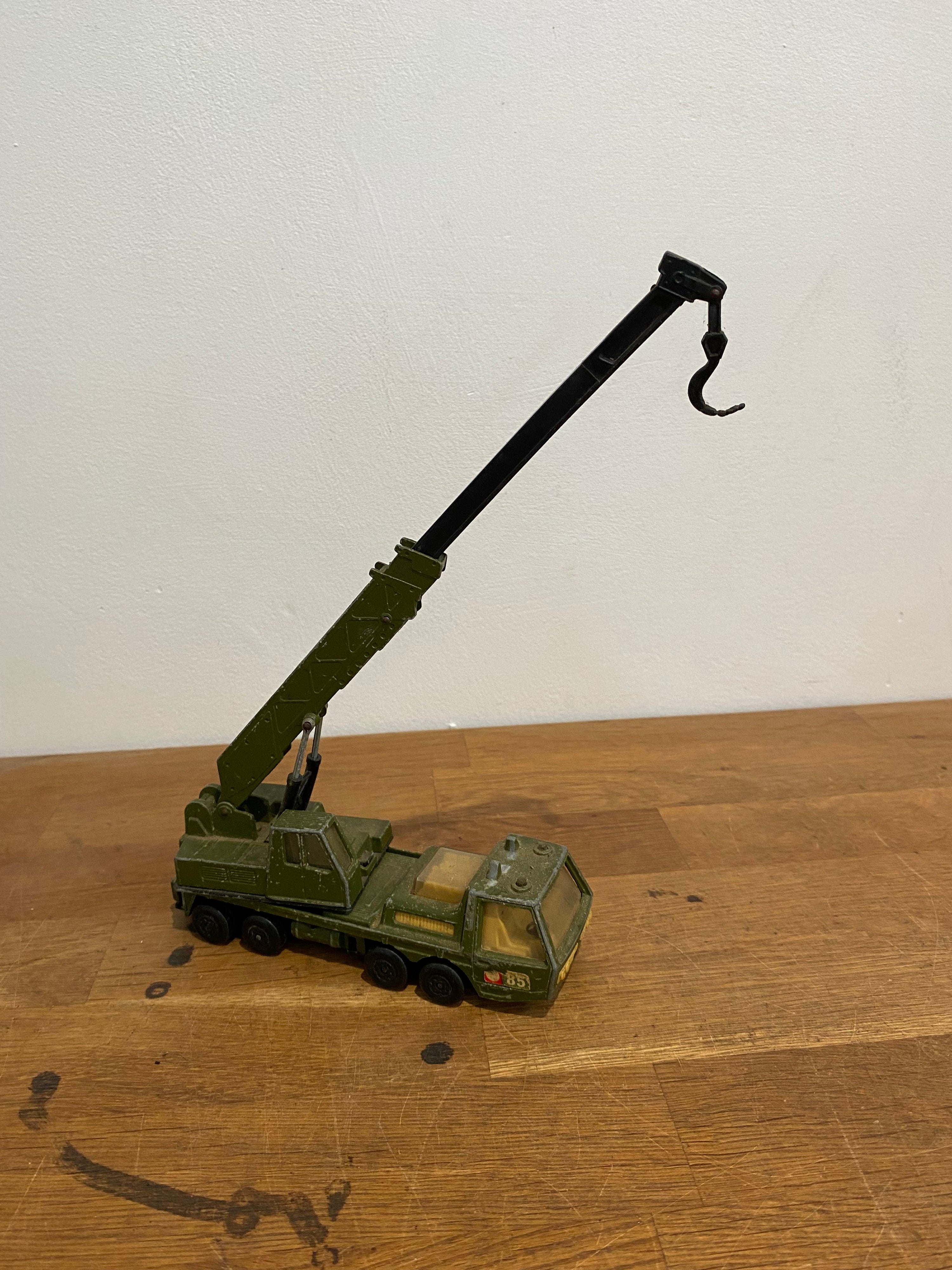 Matchbox Superkings K-12 Hercules Mobile Crane Military, 1974